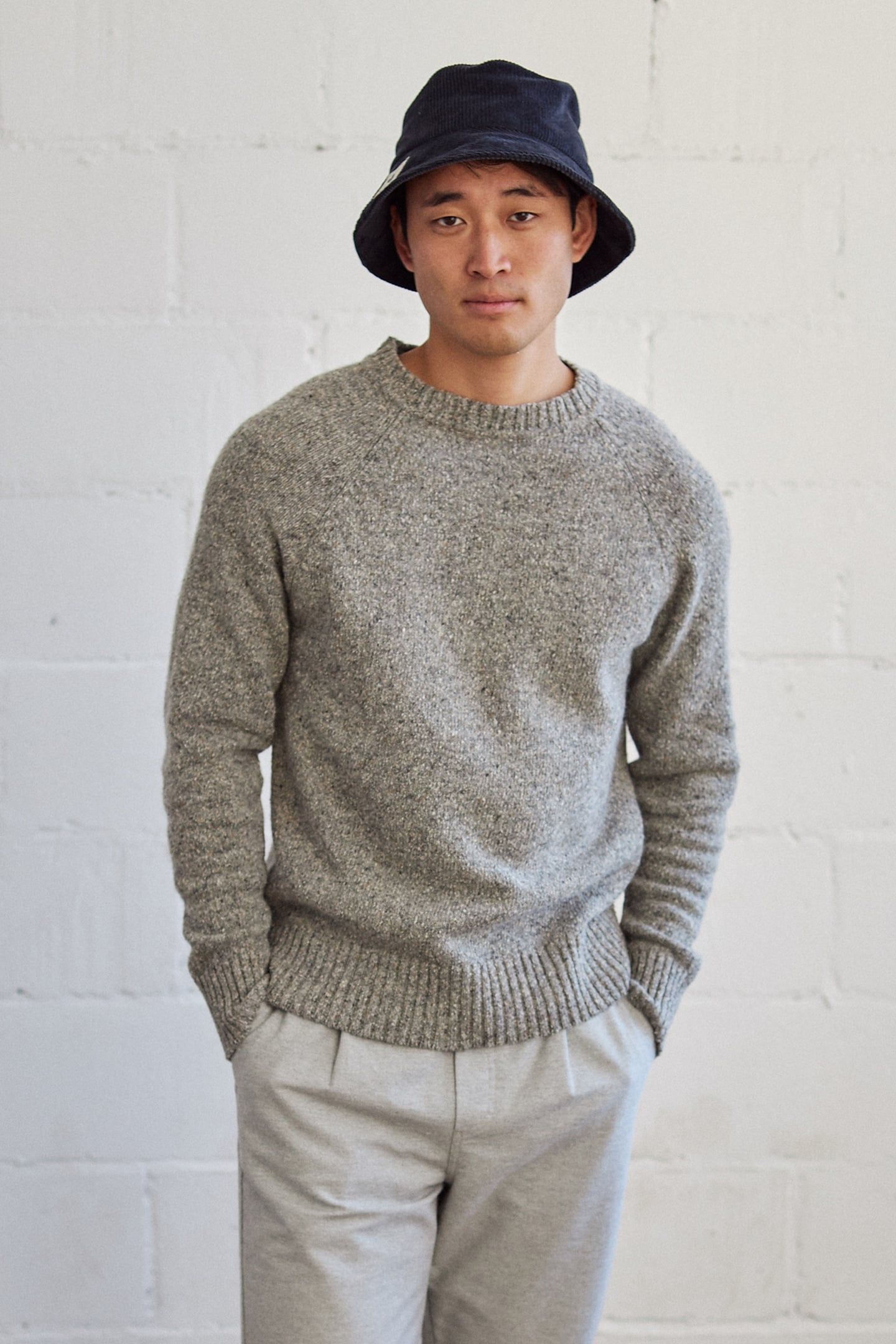 KEFALONIA KNIT MELANGE GREY MULTICOLOUR NEPS 1