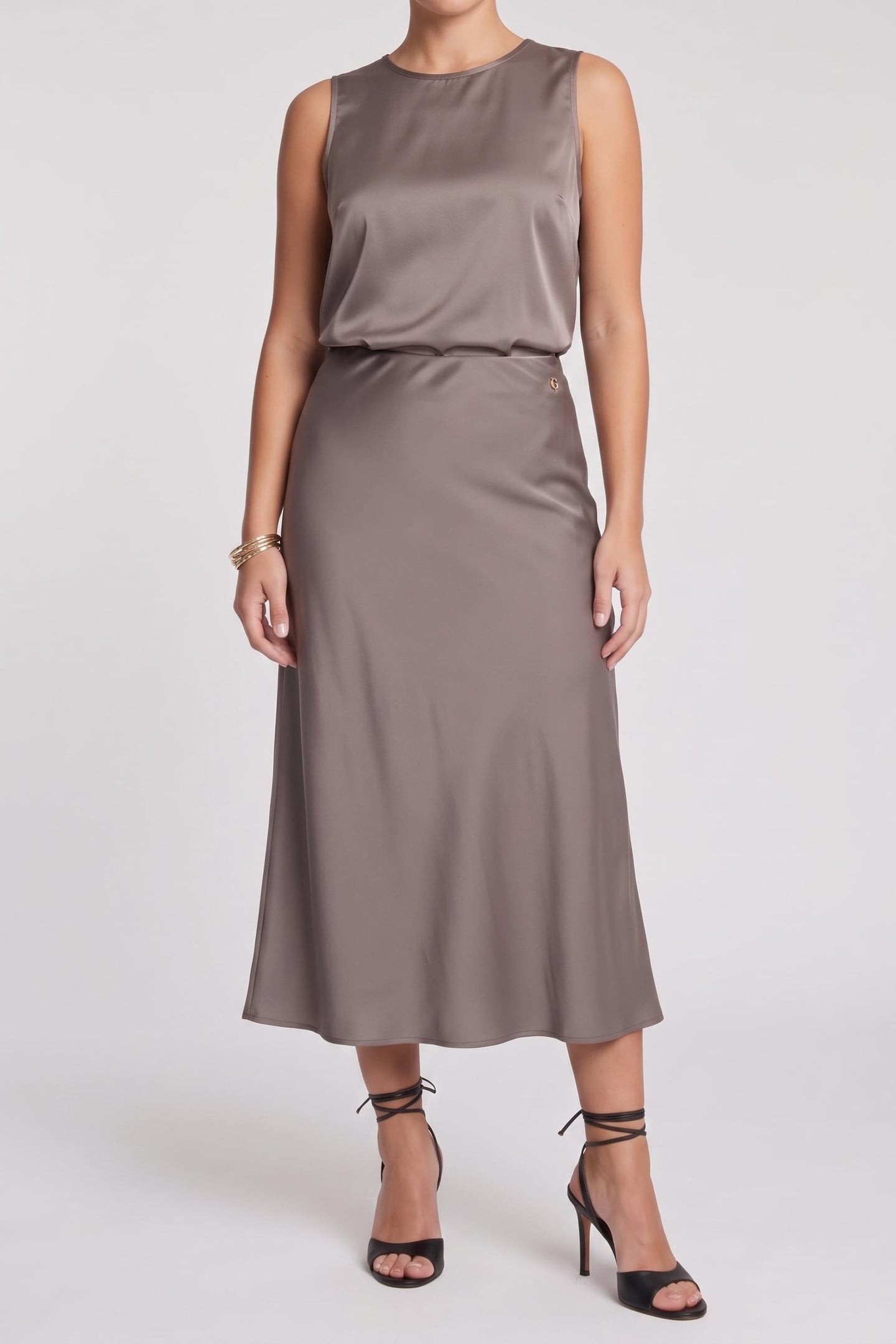 SIBILLA LONG SATIN S WASHED TAUPE 1