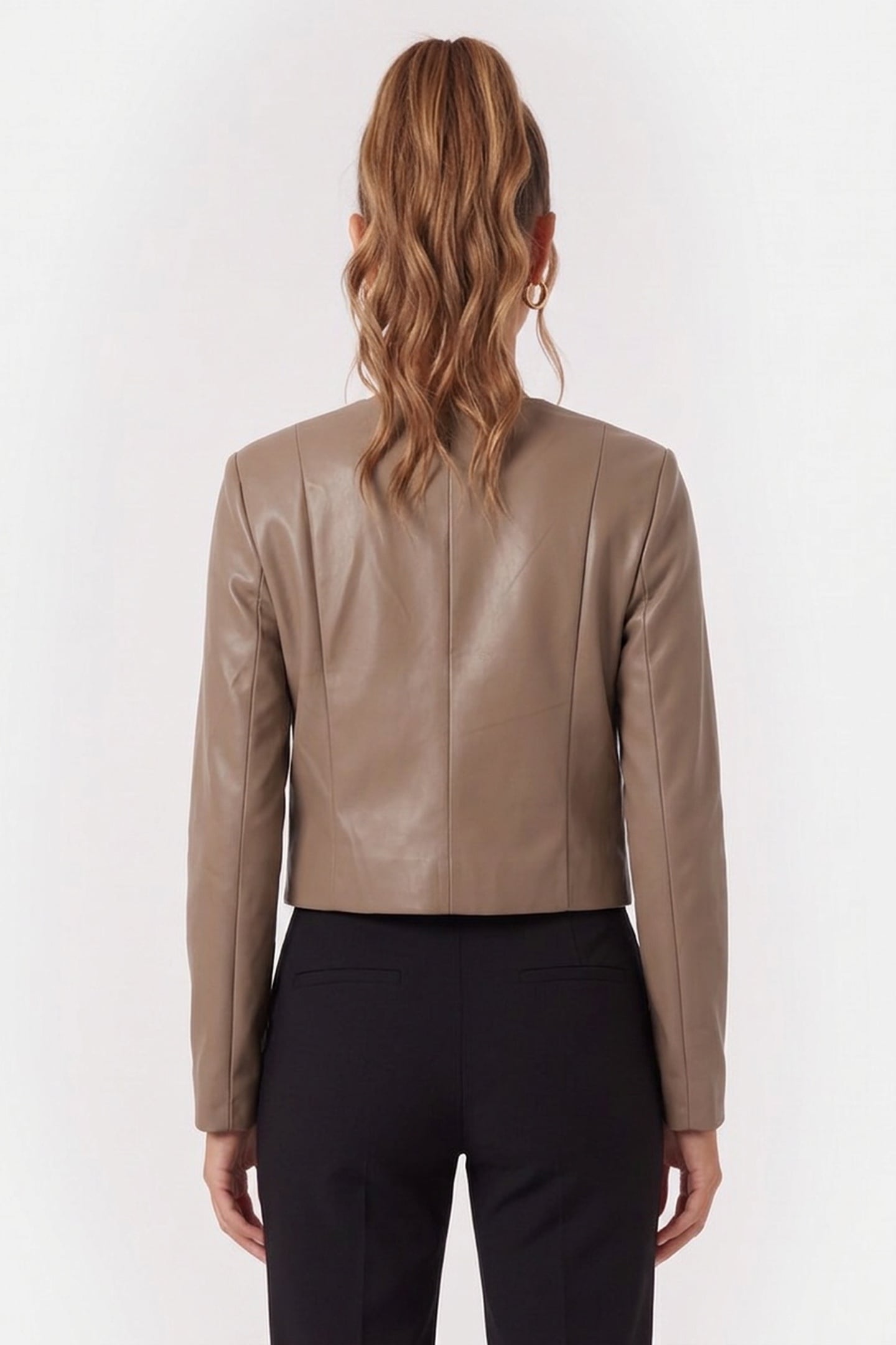 FERGIE CROPPED JACKE BUFF TAUPE 2