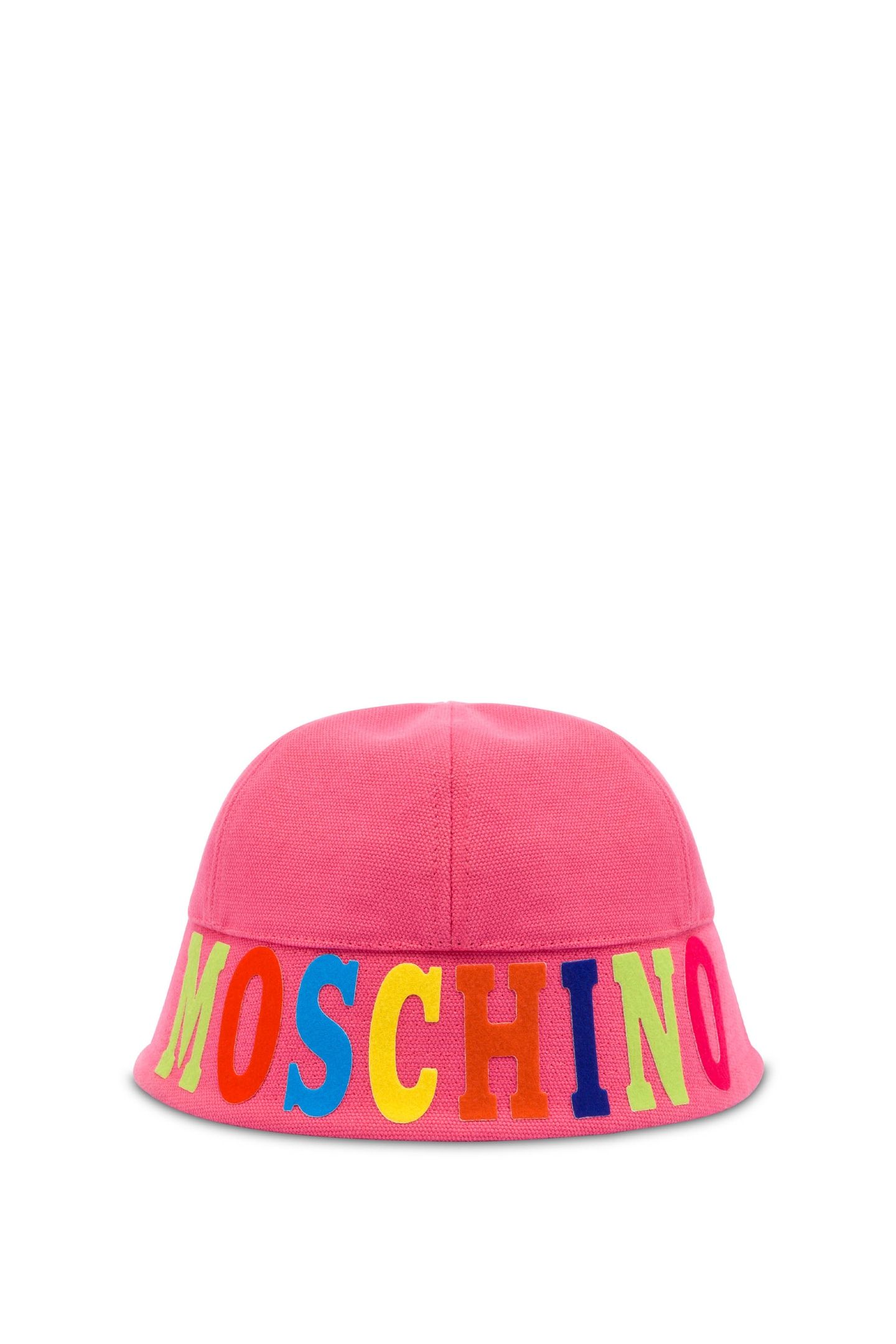 MULTICOLOR LOGO CANVAS HAT PINK 1