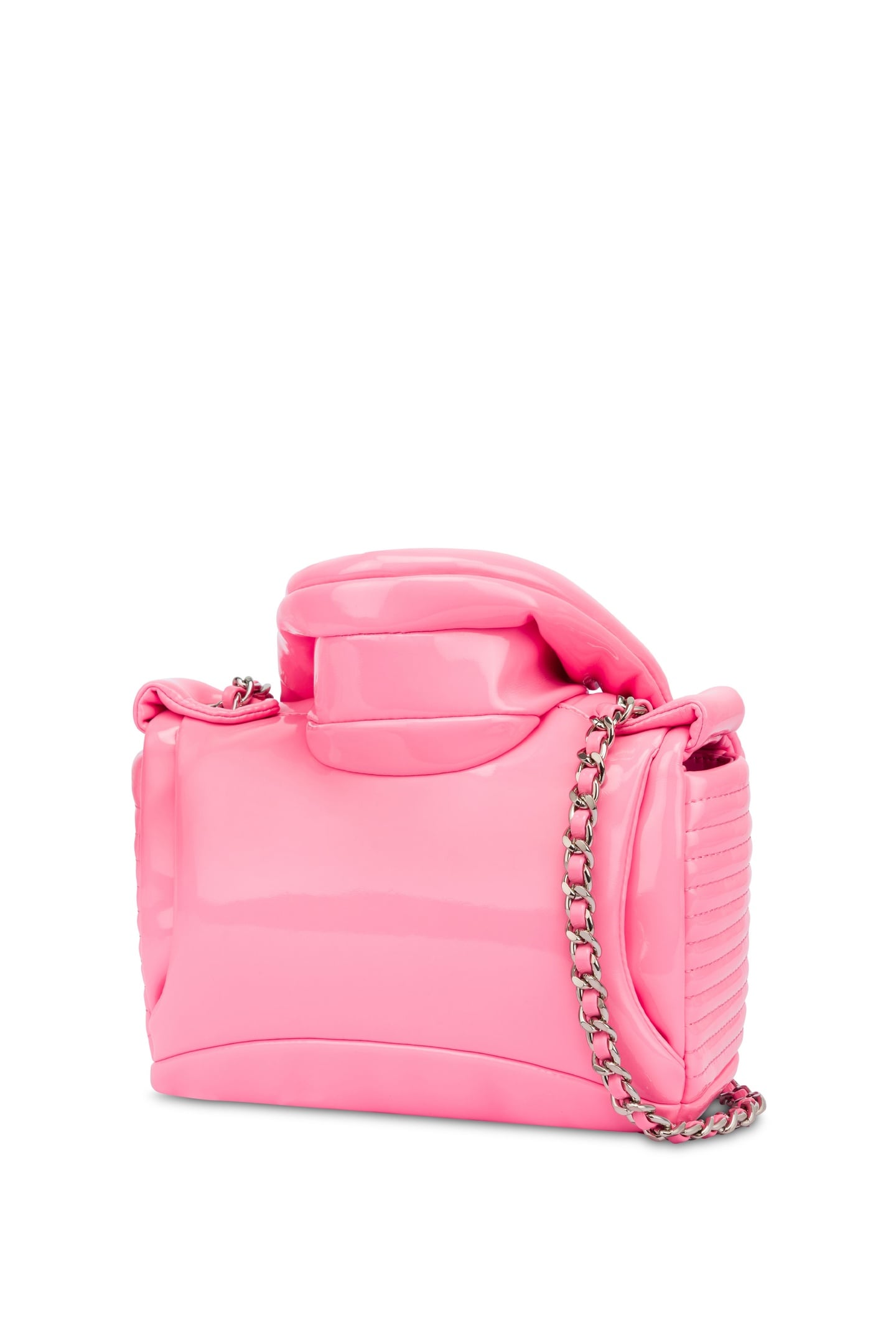 BIKER BAG INFLATABLE EFFECT PINK 3