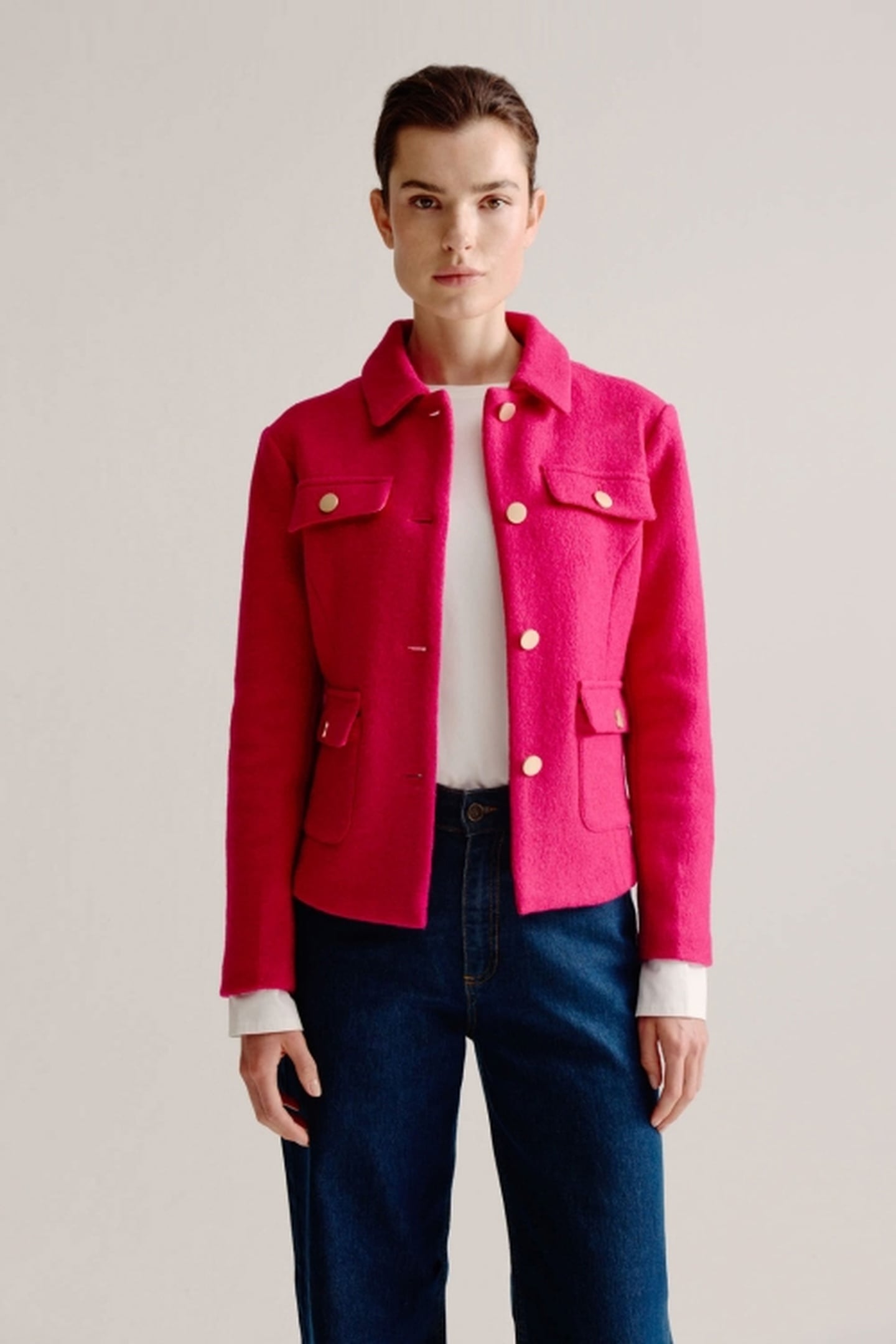 LINDSAY JACKET FUCHSIA 1