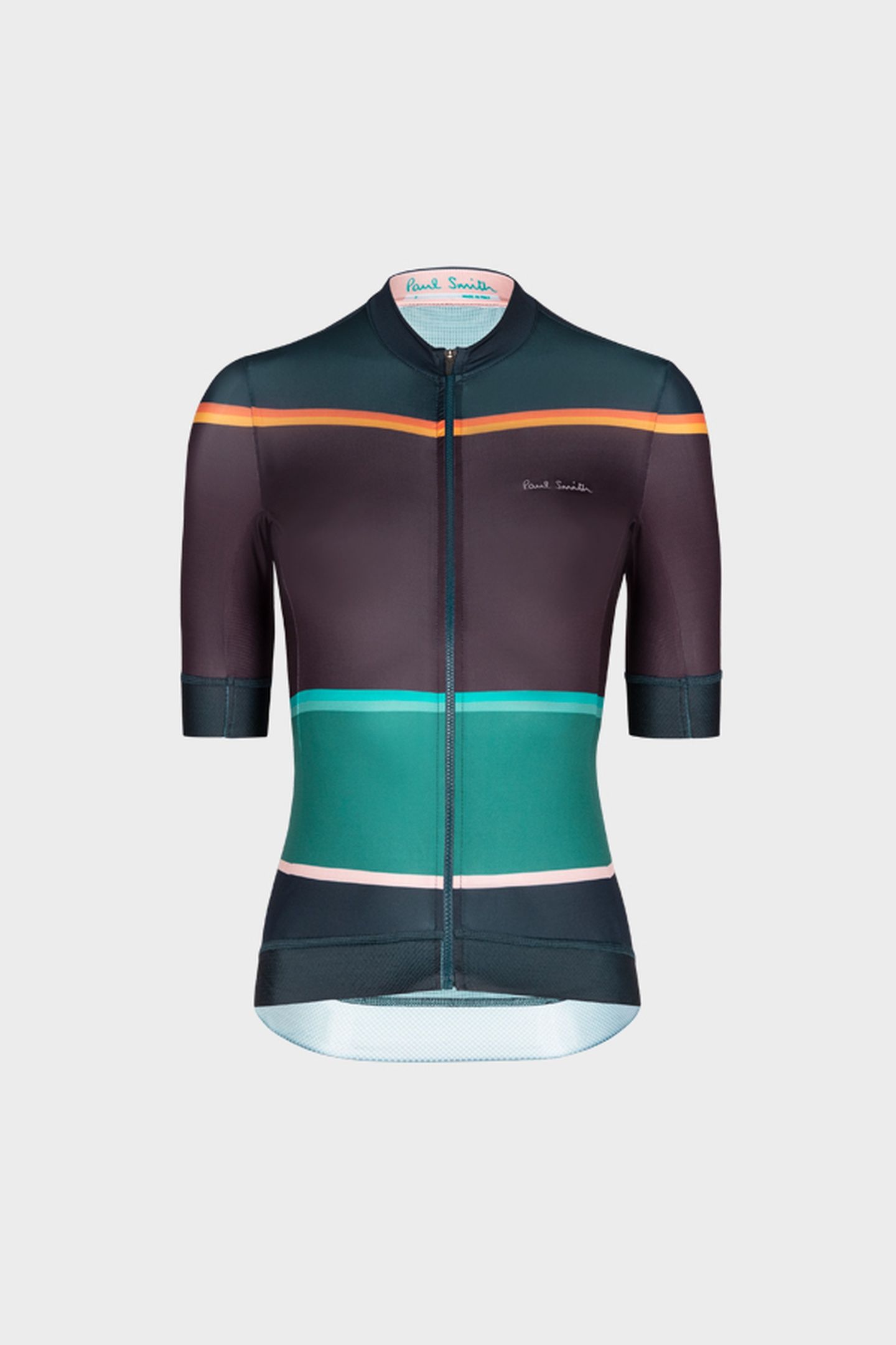 WOMENS CYCLE JERSEY S/S BOLD STRIPE VERY DARK NAVY 5