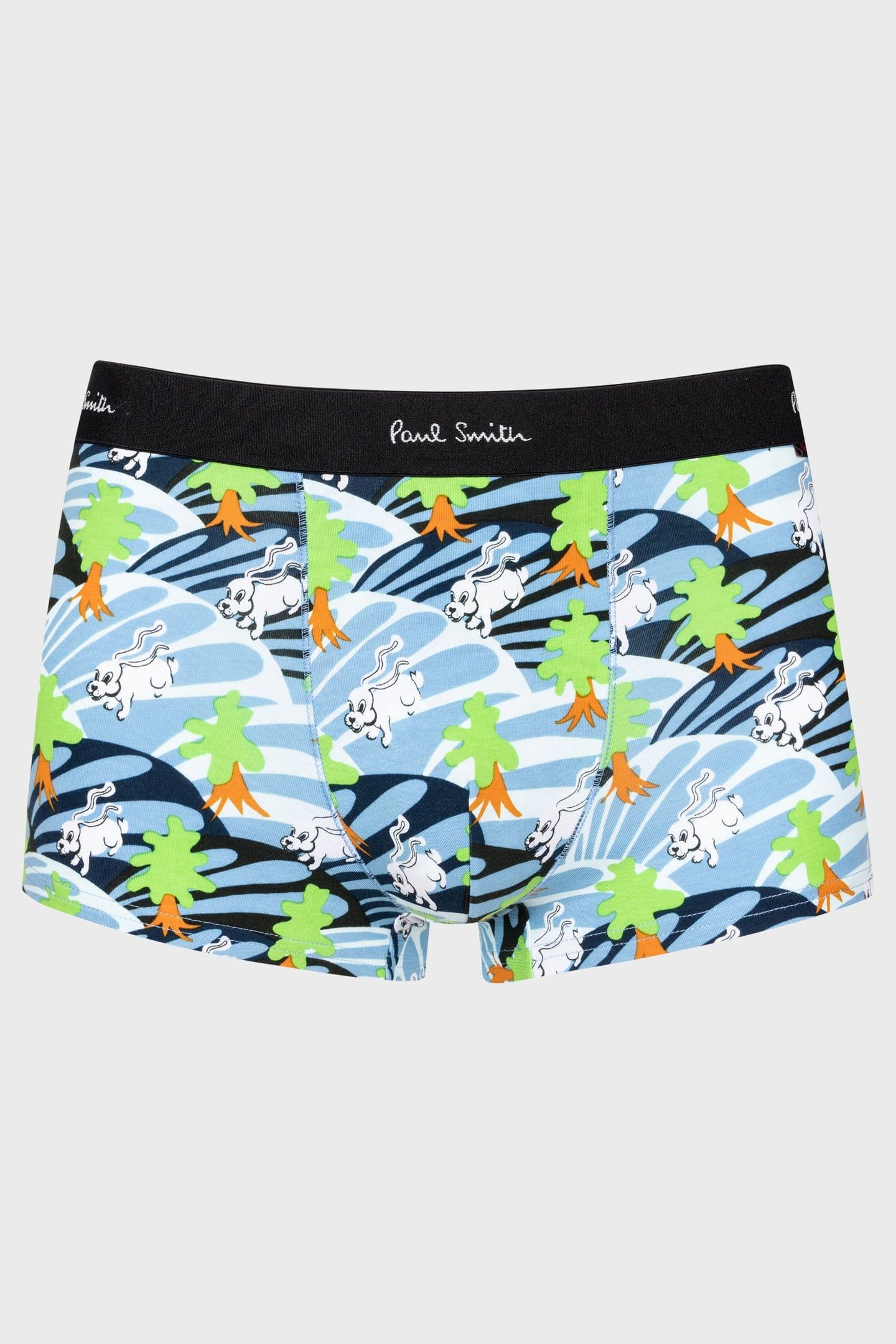 MEN TRUNK RABBIT FIELDS TURQUOISE 1