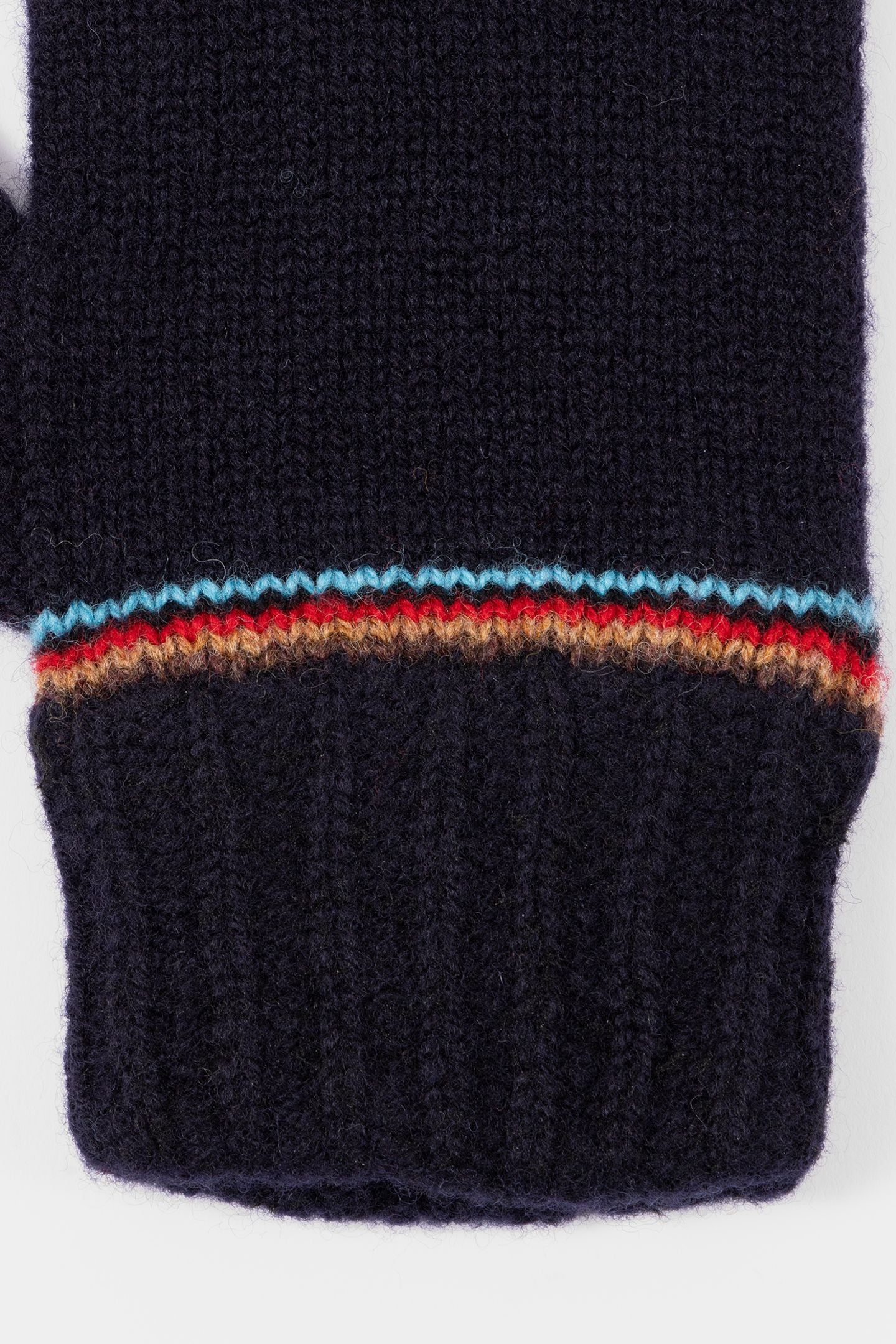 MEN GLOVE SIG BLOCK STRPE NAVY 9