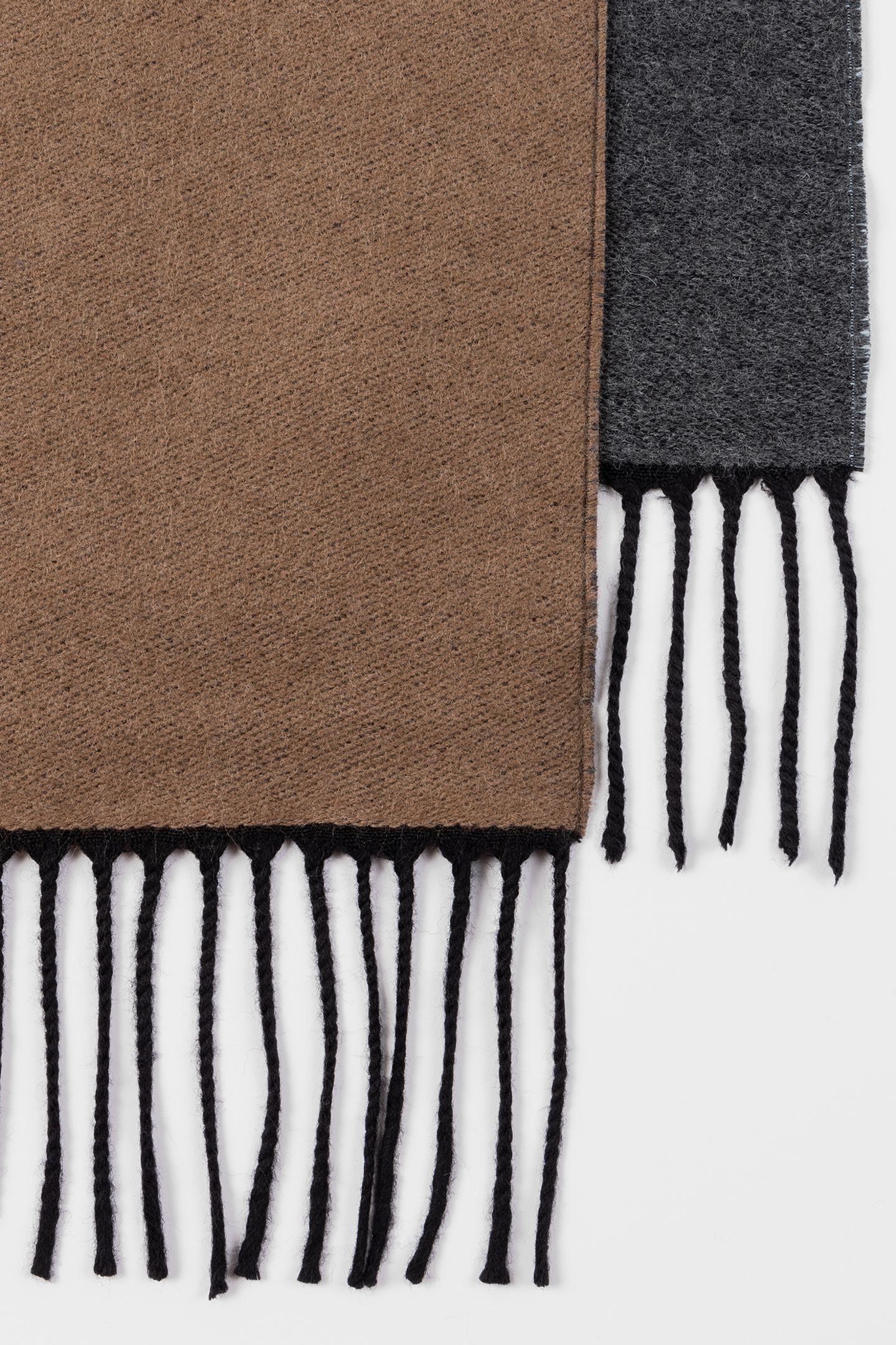 MEN SCARF LOGO COL BLOCK SLATE 3