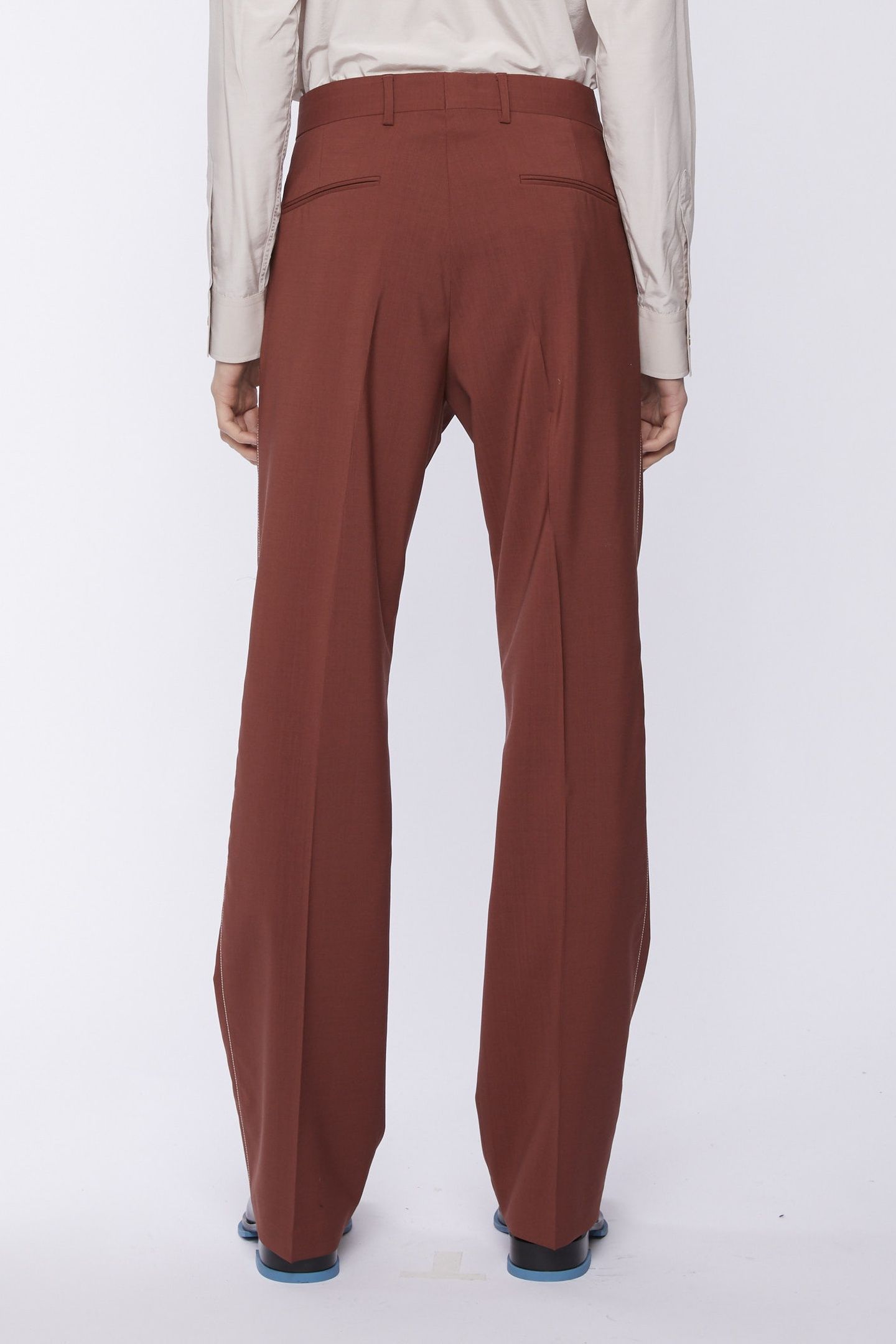 GENTS TROUSER BRICK RED 2