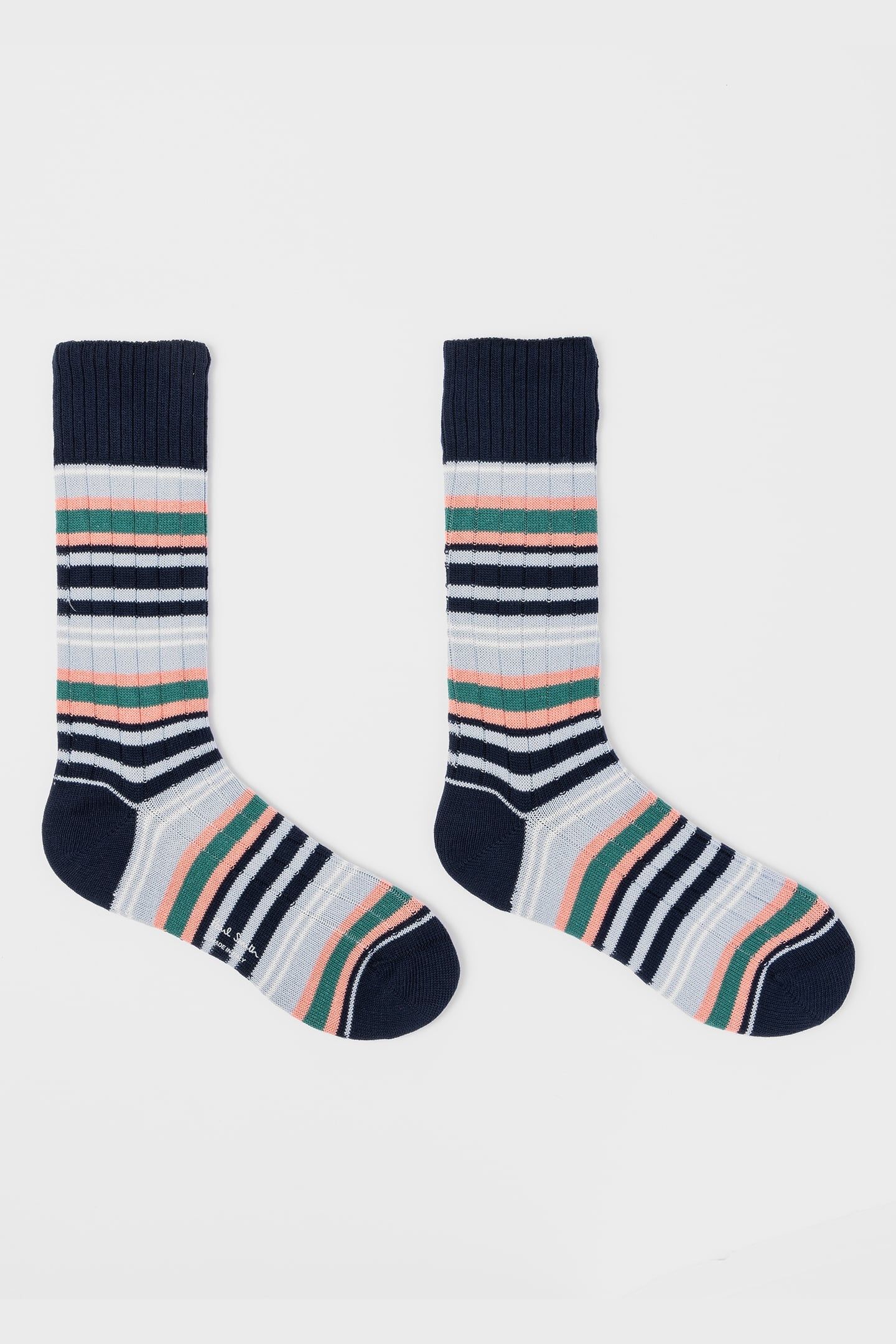 MEN SOCK EDDIE CHUNKY NAVY 2