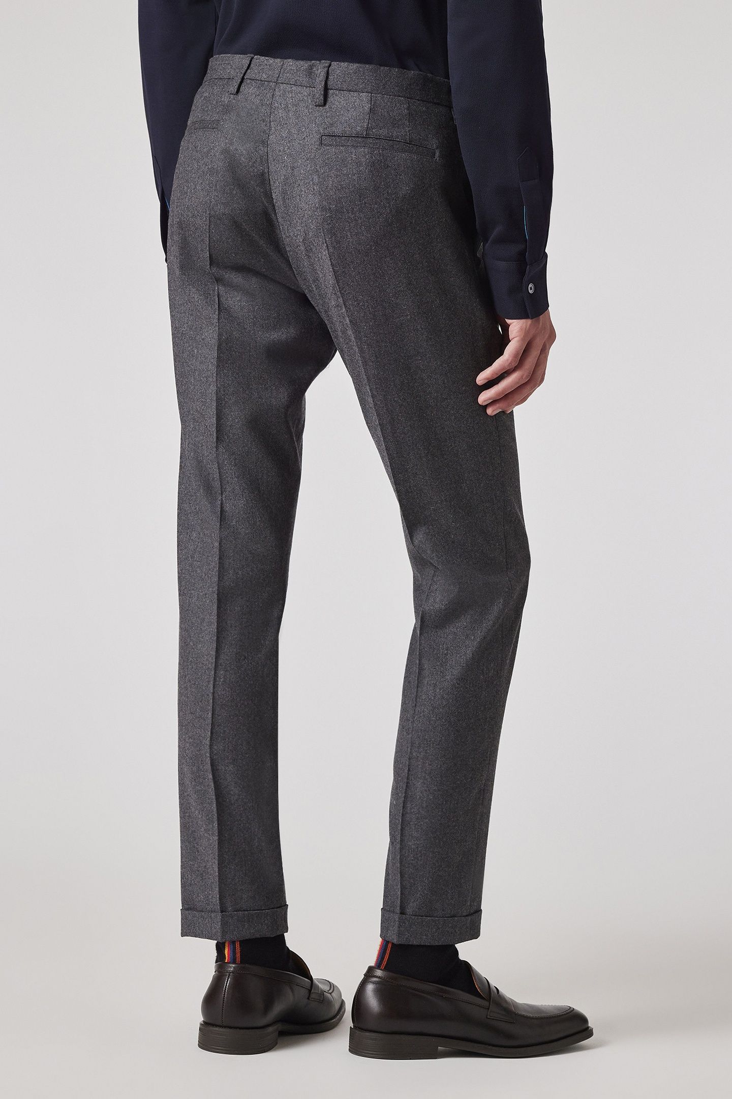 MENS TROUSER GREY MELANGE 4