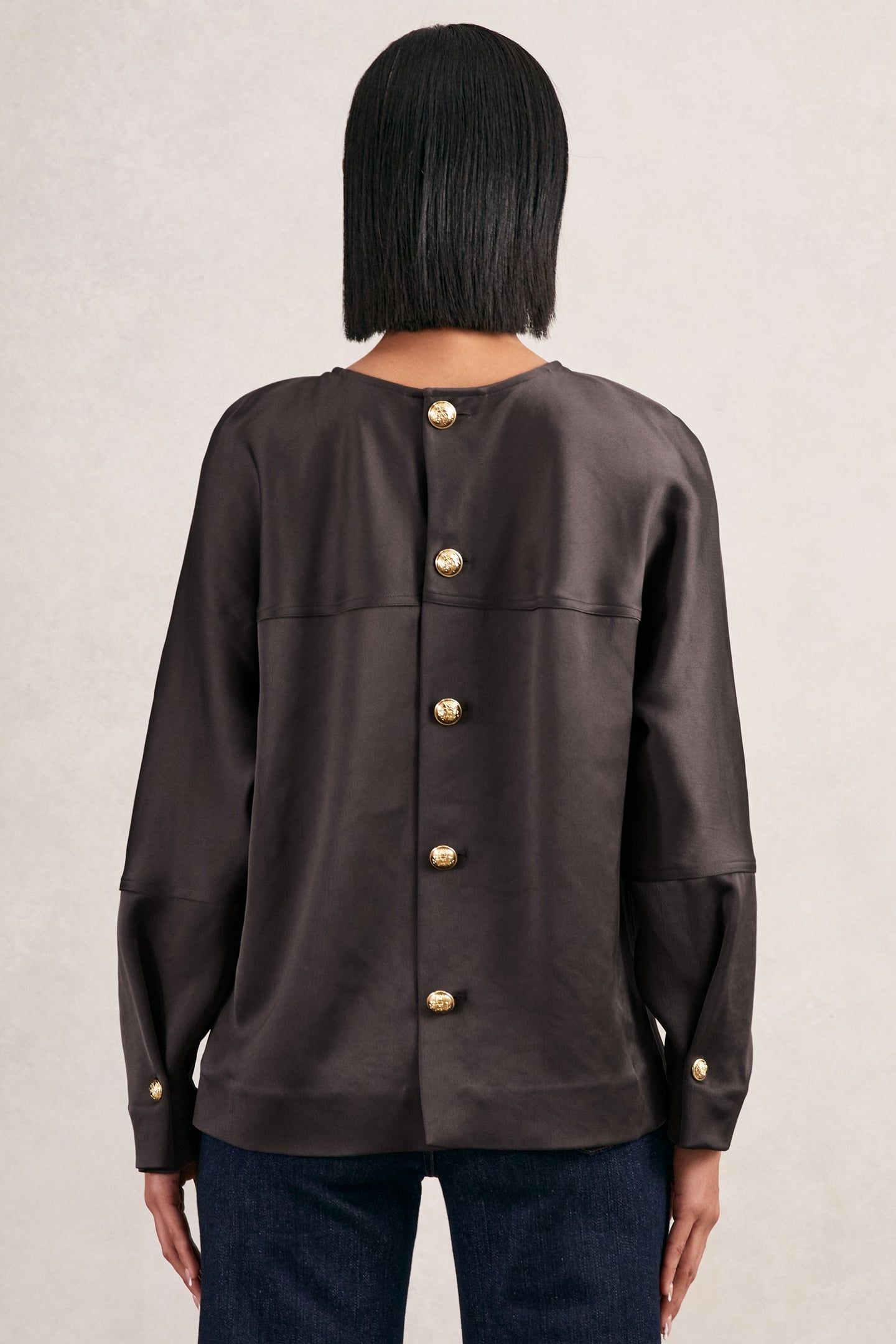 BUTTON BACK TOP MAUVE 2