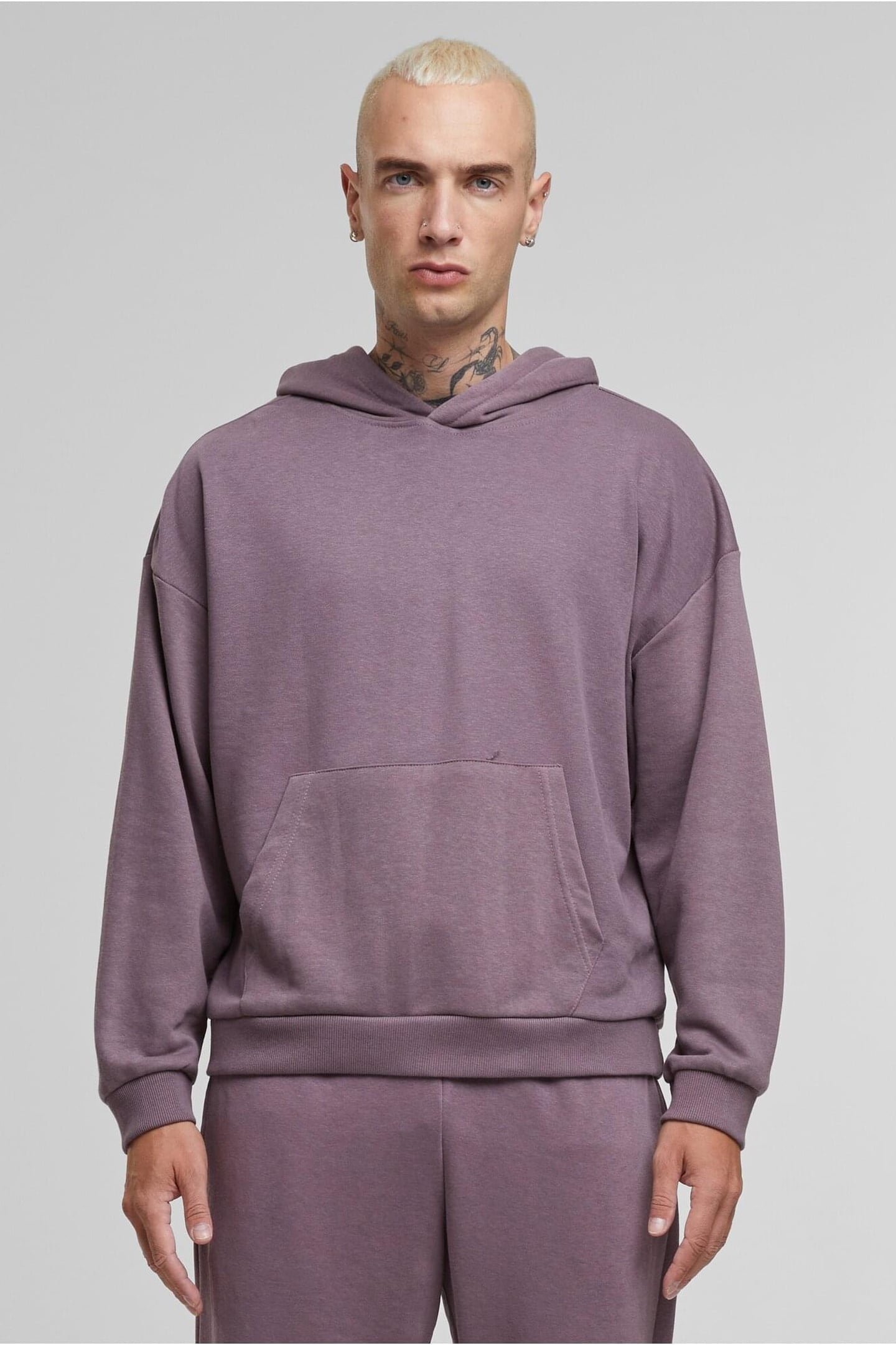 LIGHT TERRY HOODY FADEDPURPLE 4