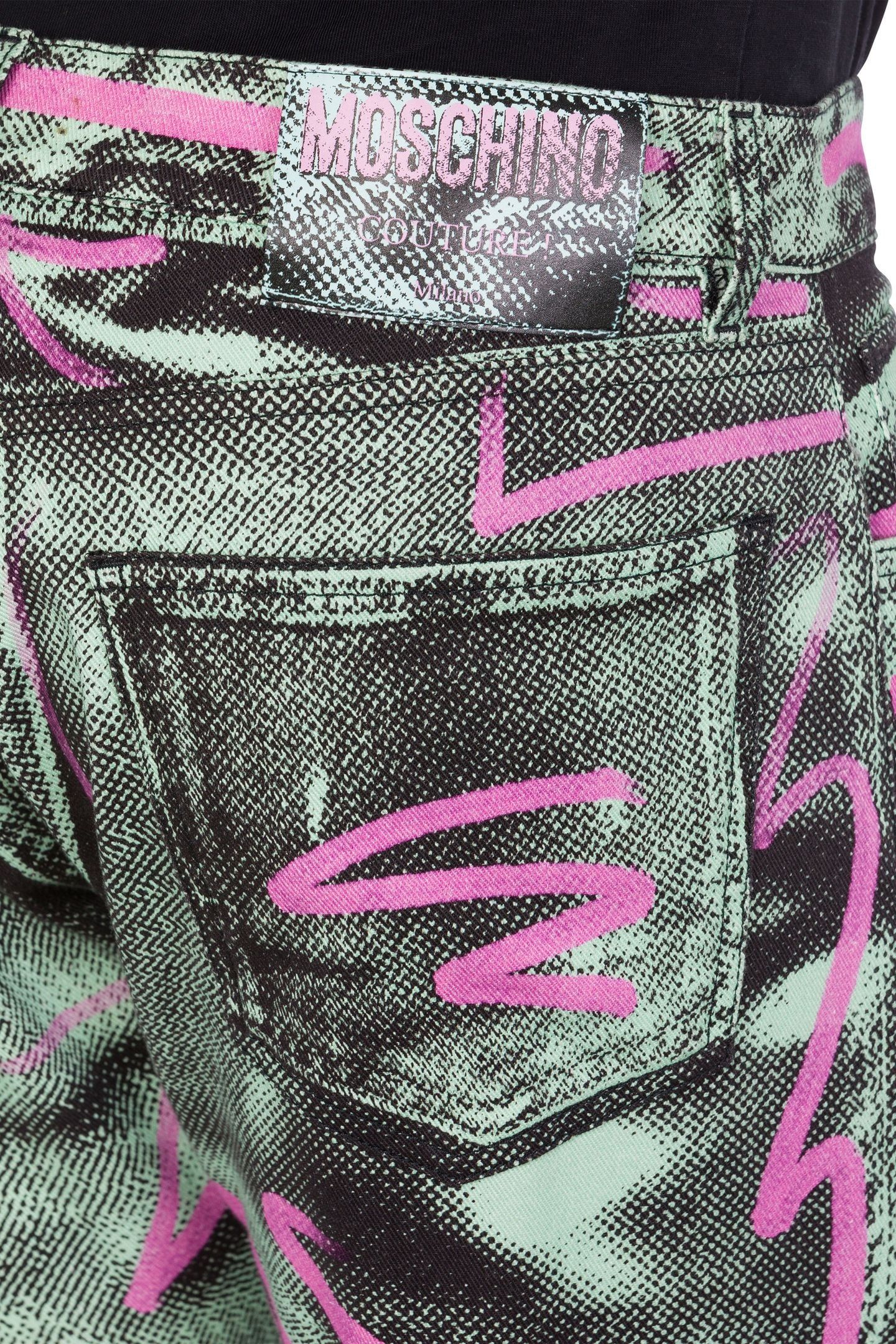 SHADOWS & SQUIGGLES COTTON BULL TROUSERS GREY 4