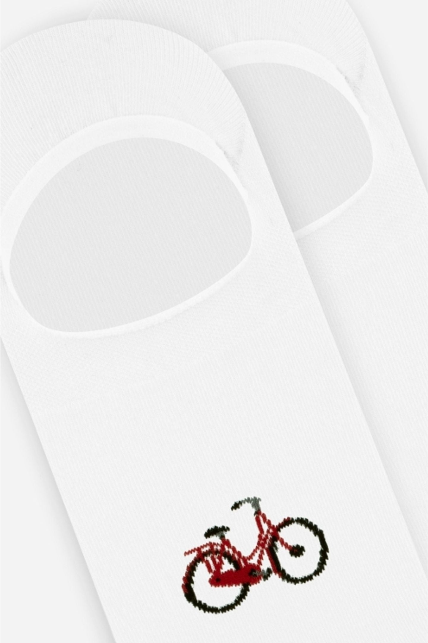 A-DAM 3-PACK CASUAL SOCKS WHITE BIKE OPTIC WHITE 4