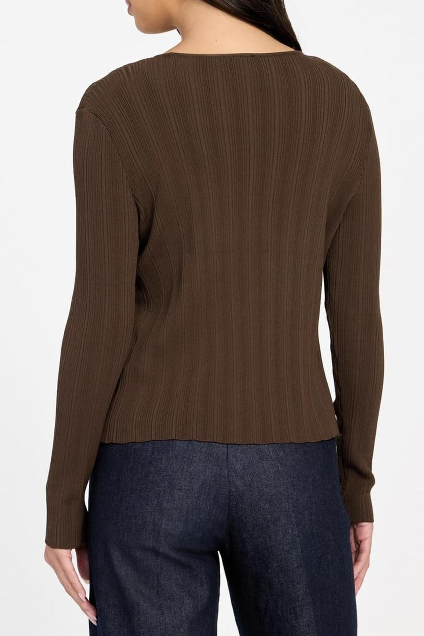 KATHLEEN RIBBED TWIN RICH BROWN 5