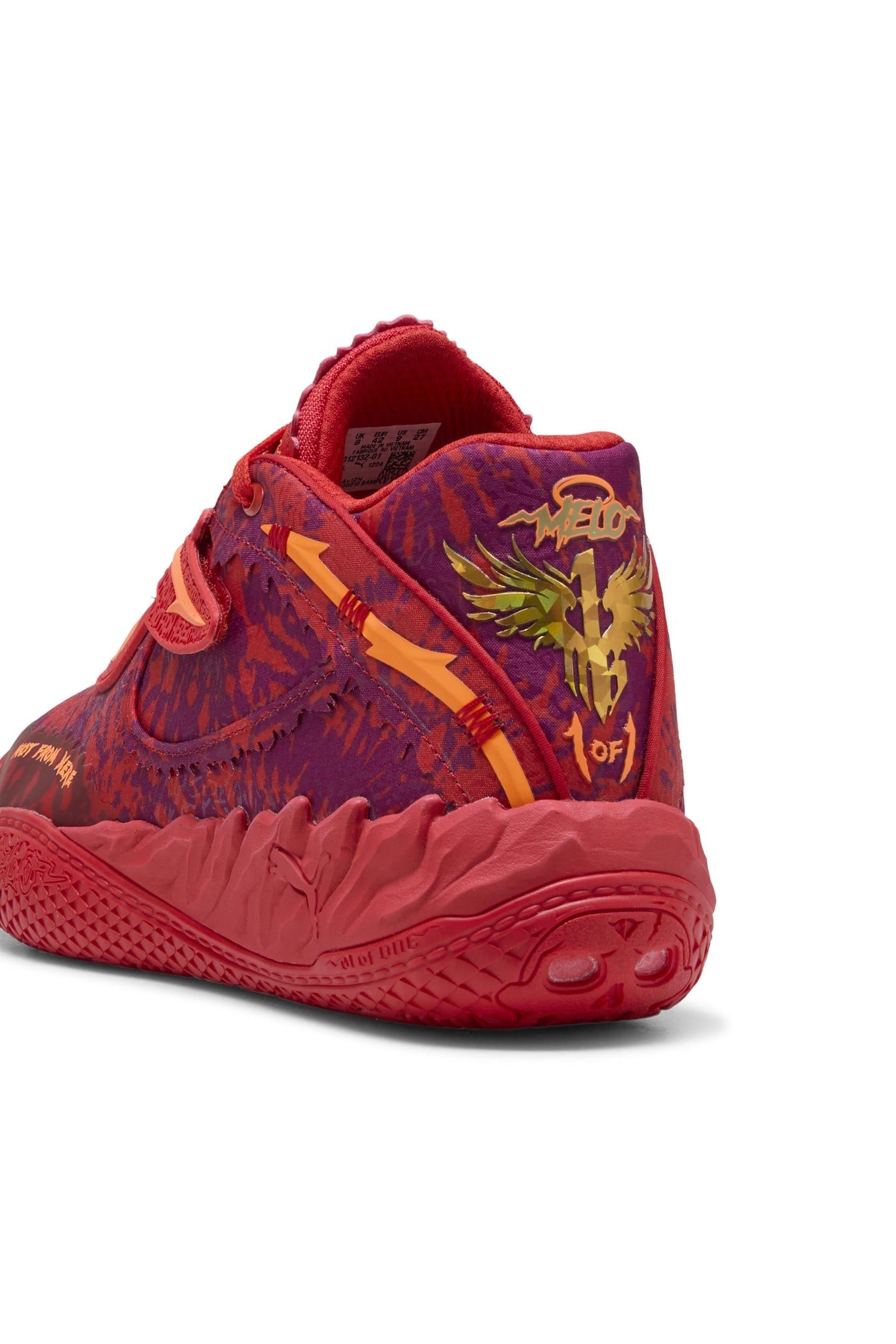 UNISEX MB.05 CROWD SURF RED-MAGENTA GLEAM-FLURO ORANGE PES 6