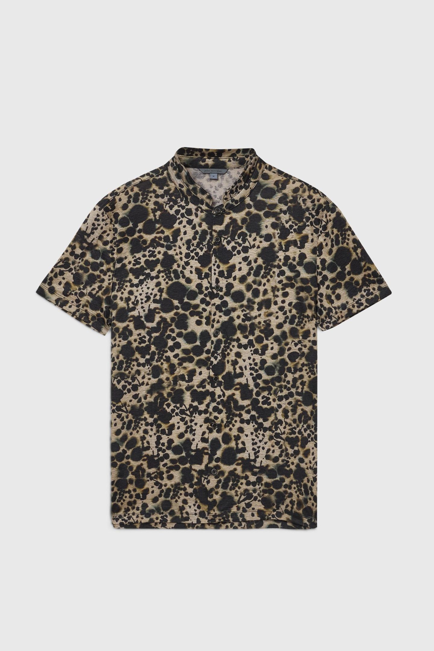 MARINI REGULAR FIT SS WIRE COLLAR SHIRT SMOKED PEARL GREY 2