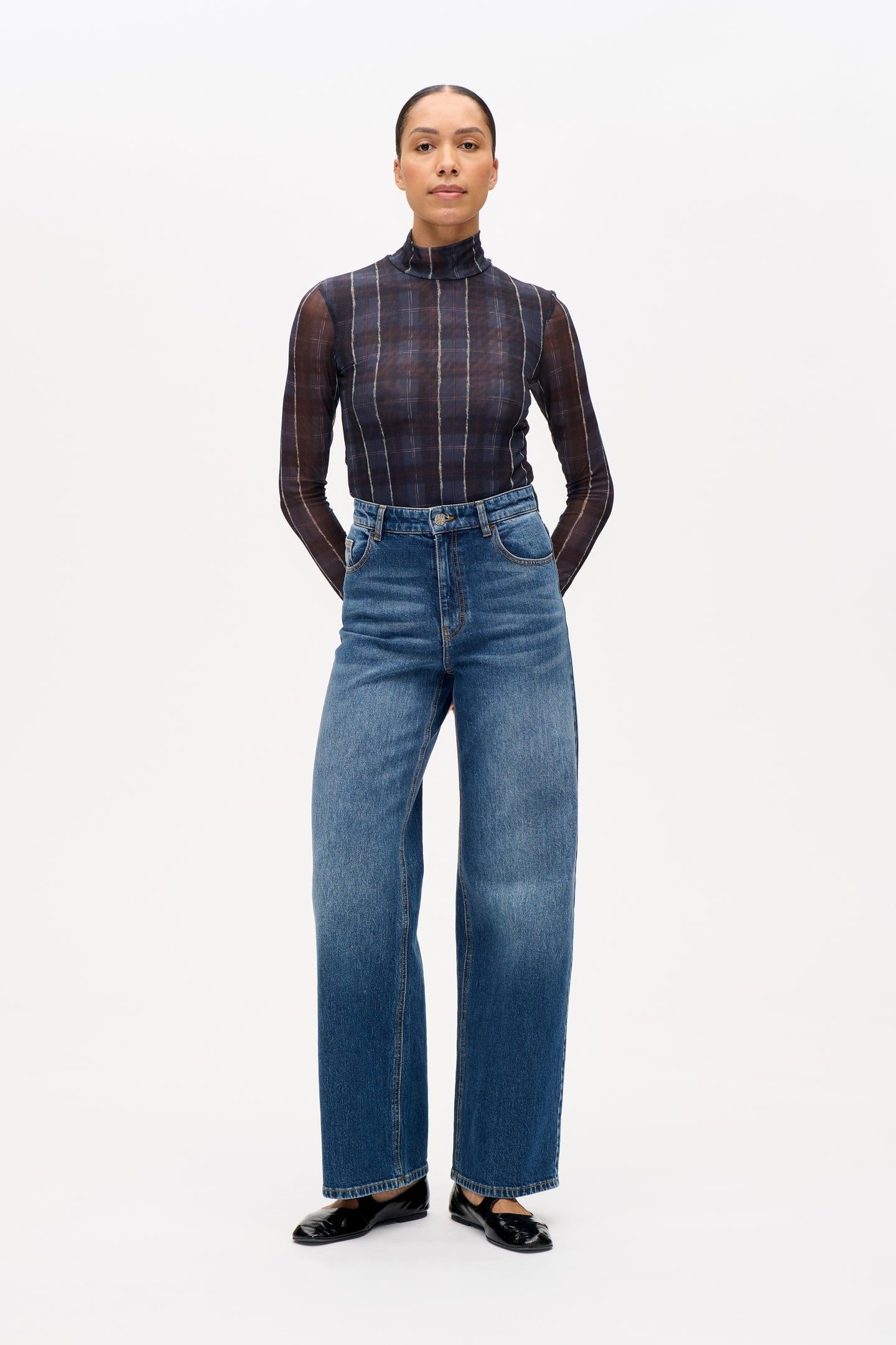NINI JEANS WORN OUT BLUE 1