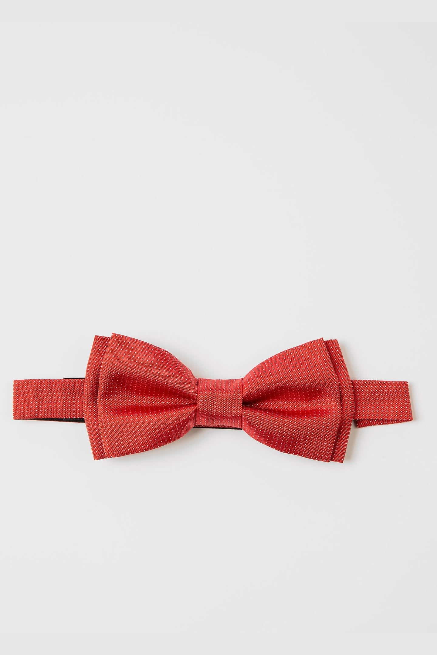 MEN BOW TIE MINI DOT RED 1