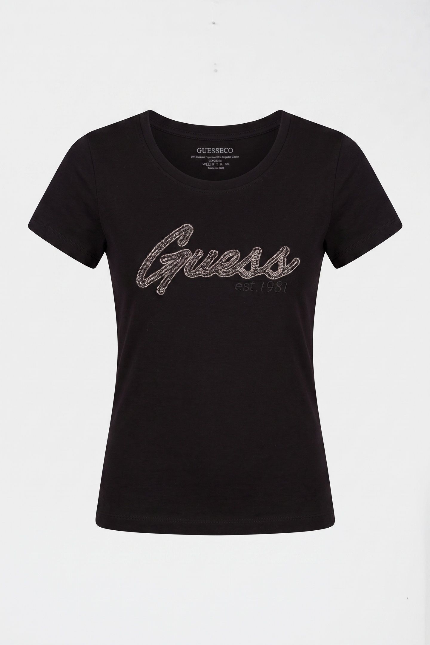 SS LOGO HOT FIX TEE JET BLACK A996 3