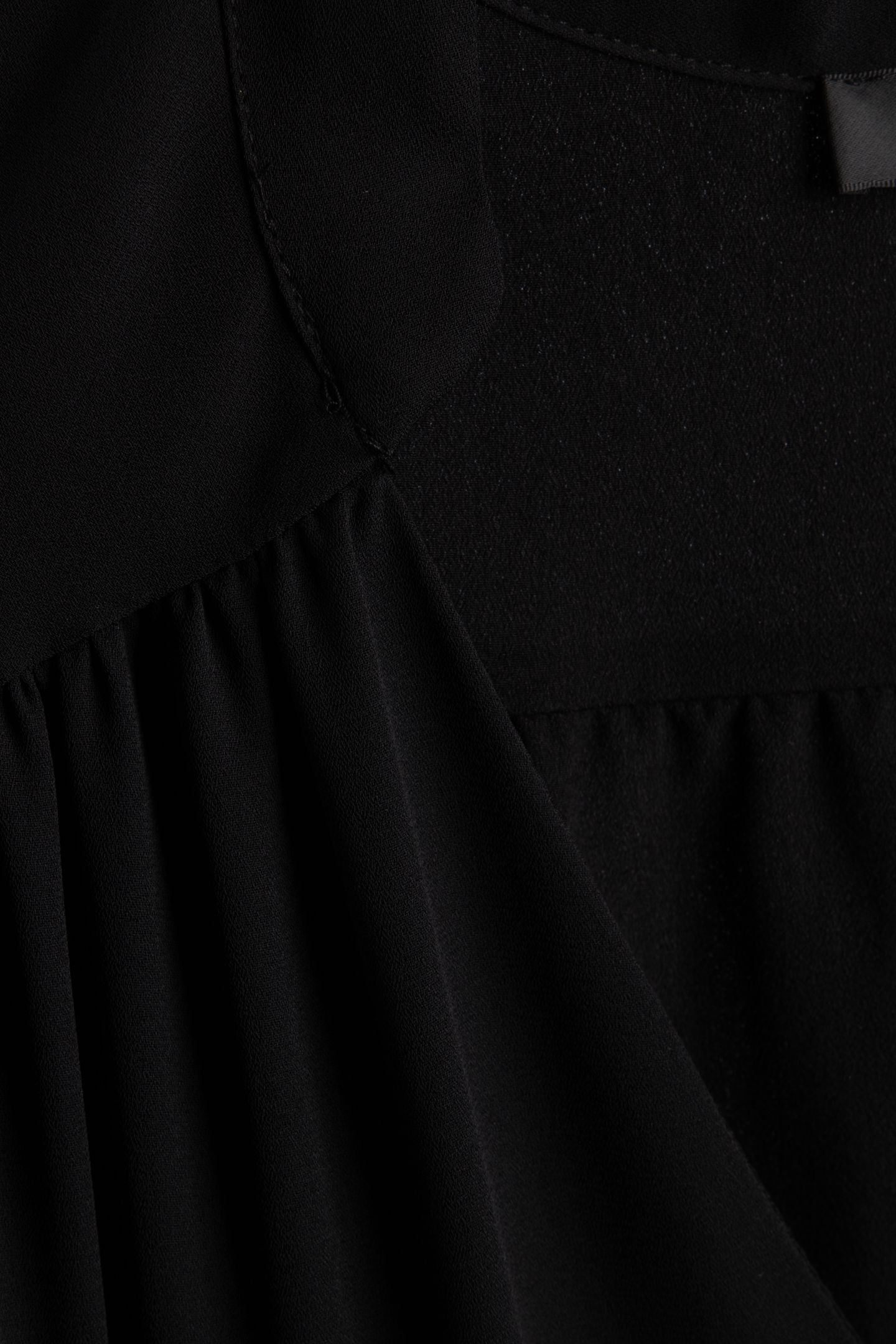 LS WANDA FLARE DRESS JET BLACK A996 4