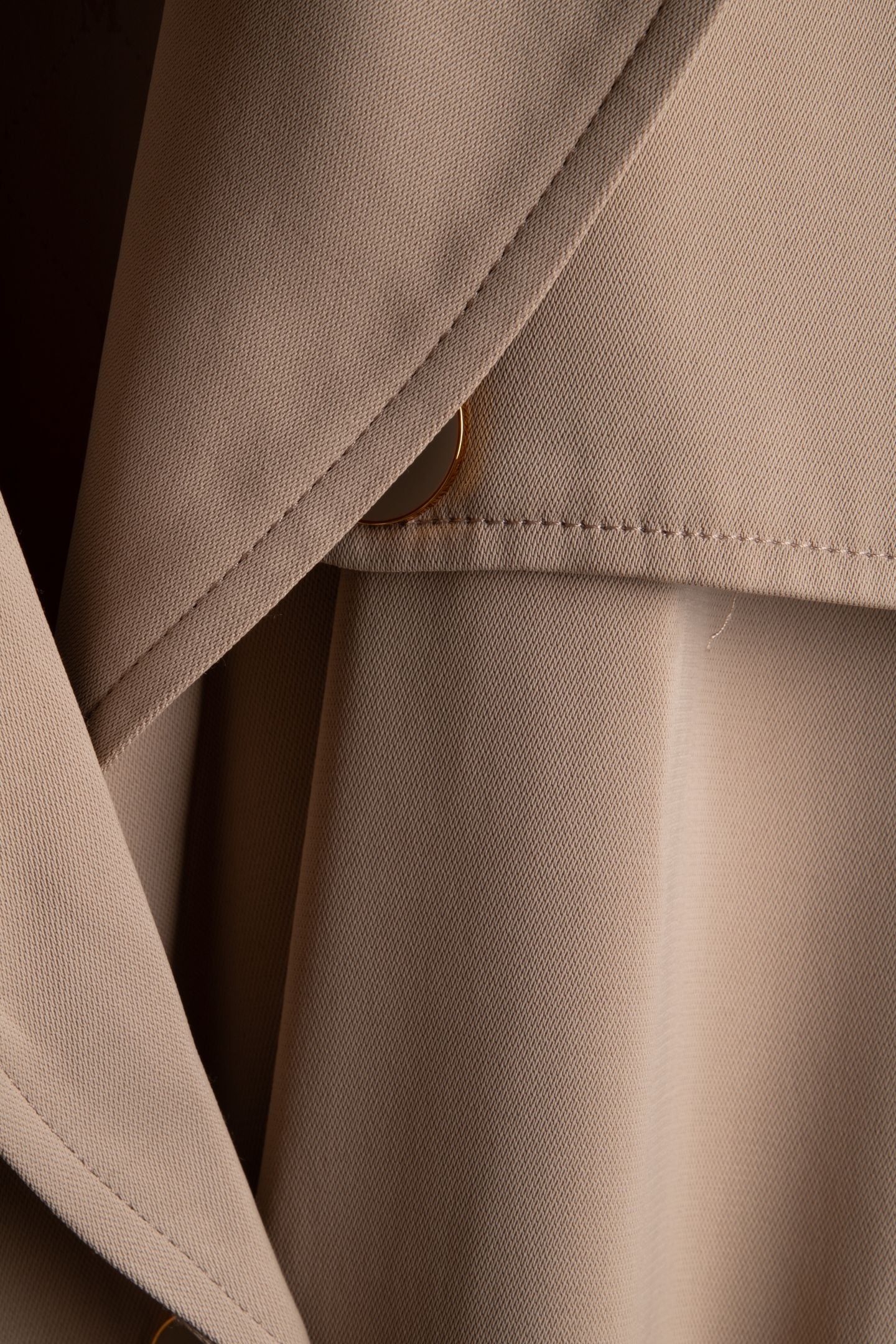 NINA LONG TRENCH COA VELVET TAUPE 4