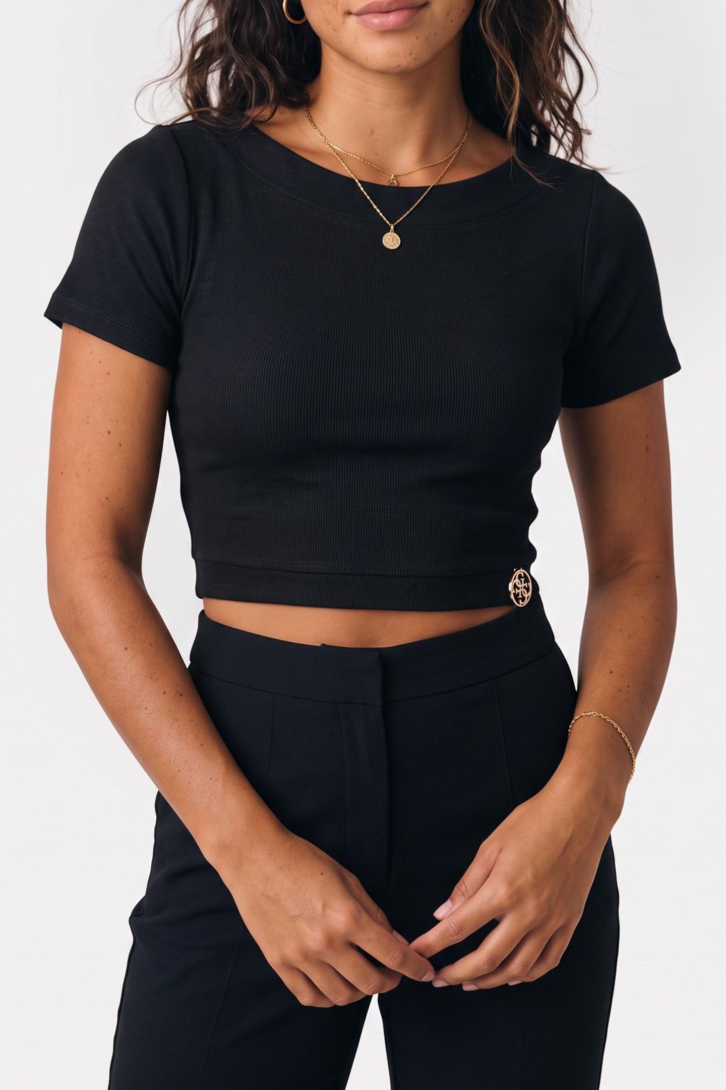LS PRISCA JEWEL TOP JET BLACK A996 1