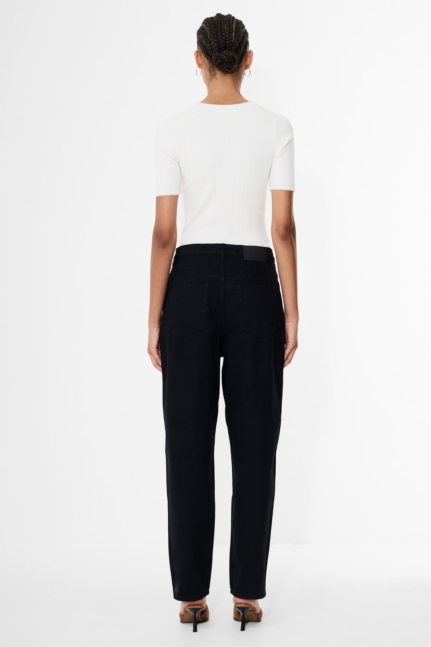 LOREN TWILL BARREL LEG DENIM BLACK 3