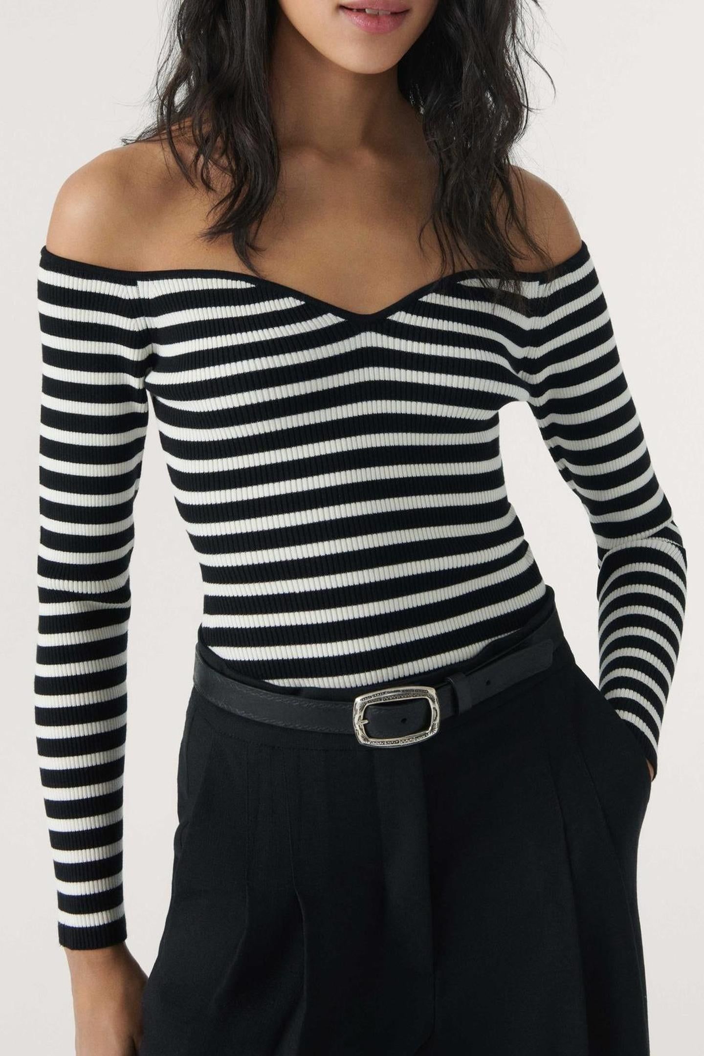 LONG SLEEVES KNIT BLACK 1