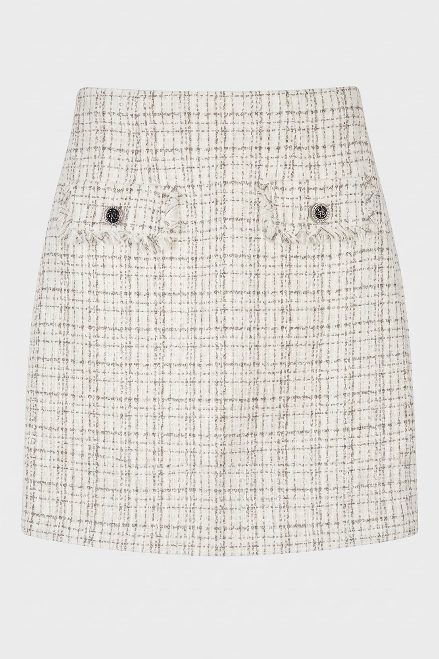ANNAMARIA MINI TWEED WHITE AND BLACK TWEE 3