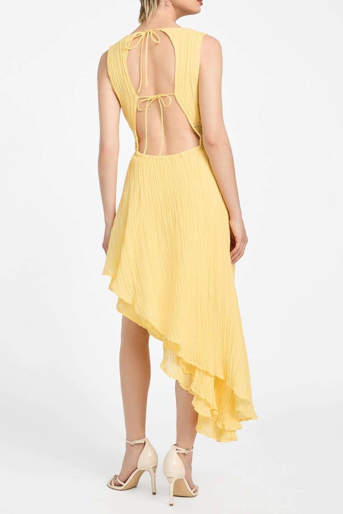 SL DANNY DRESS RAISE SUN YELLOW 5