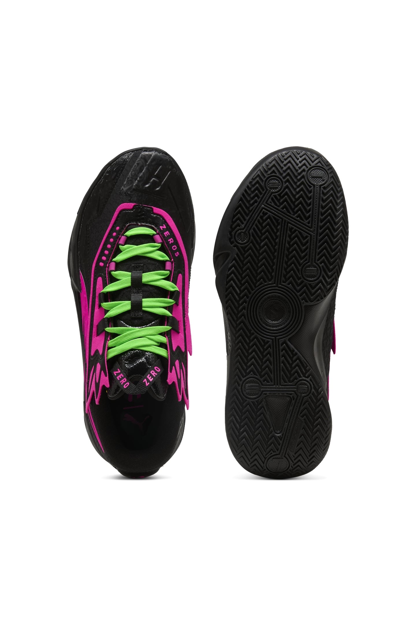 UNISEX SCOOT ZEROS II VN BLACK-FLURO PINK PES 8