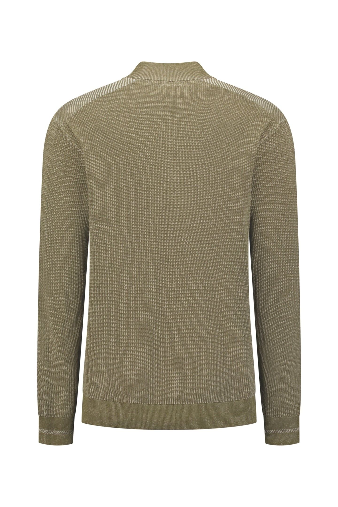 PULLOVER HALF ZIP PLATED MOSS 6