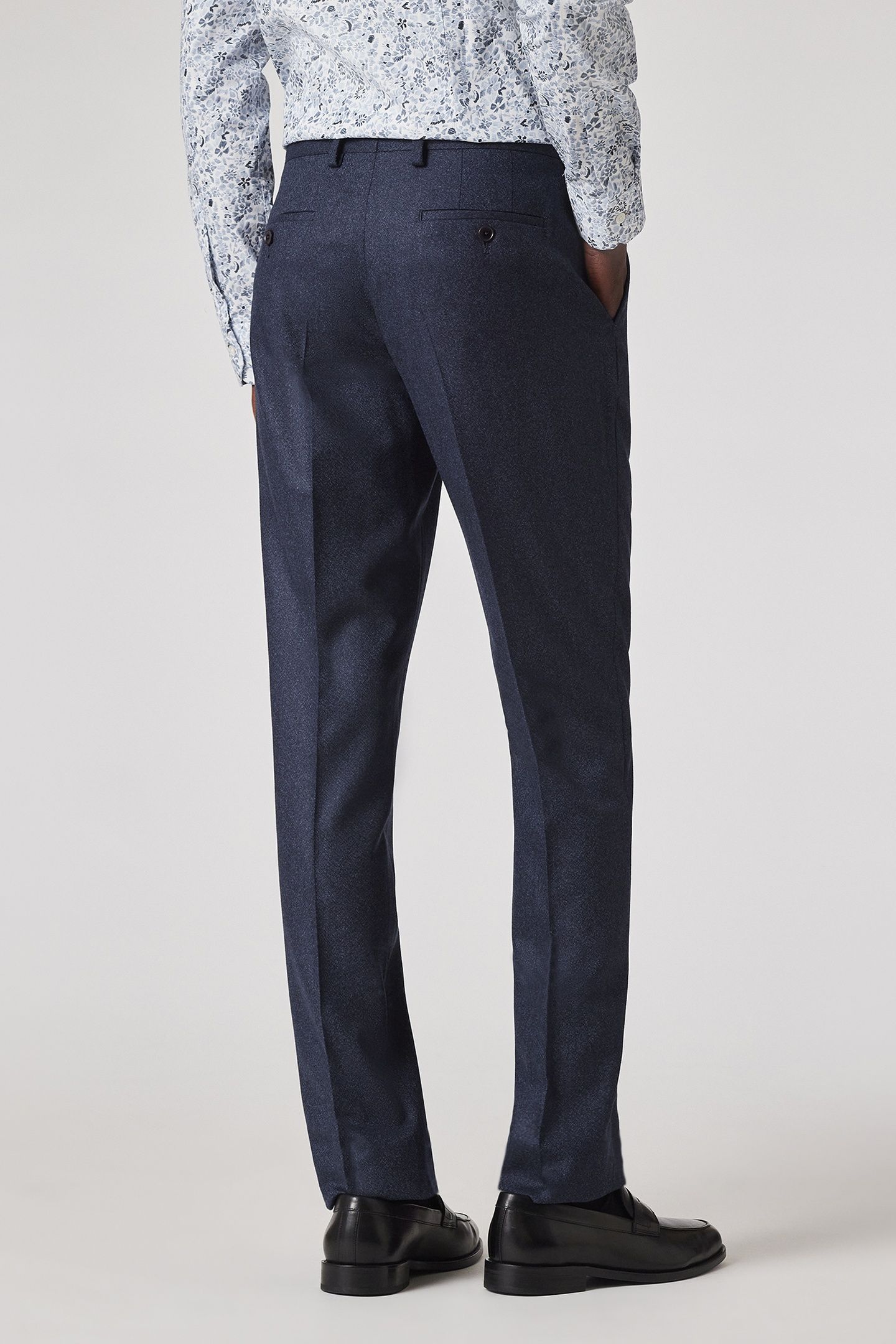 MENS TAILORED FIT 3PC 2 BUTTON SUIT NAVY 5