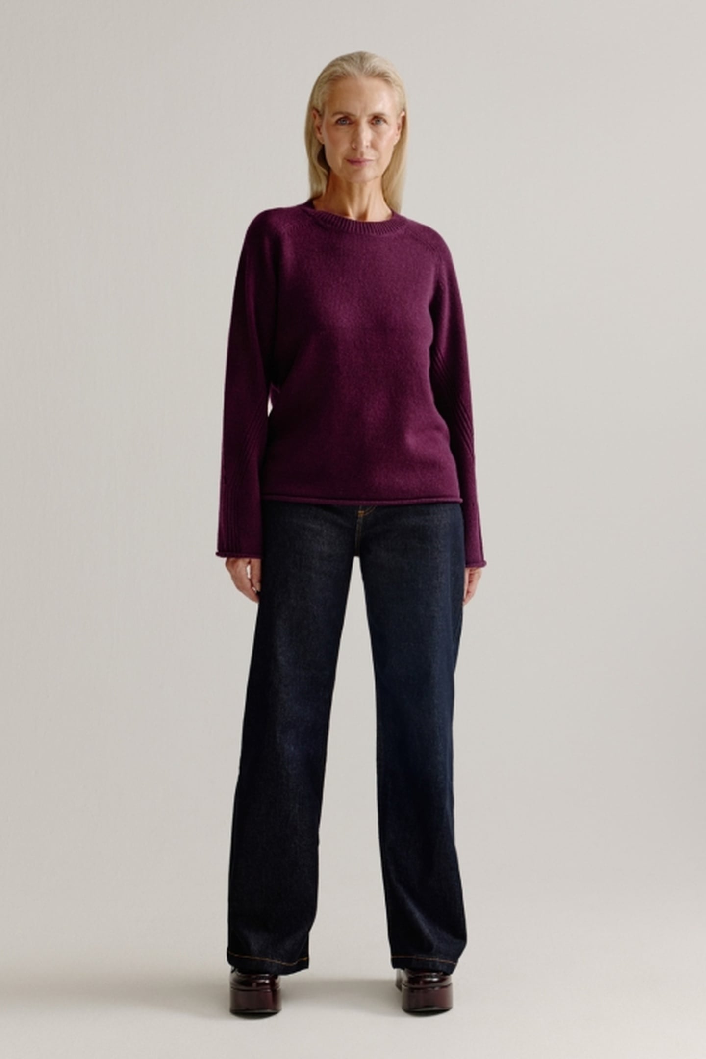 LILLIAN SWEATER BORDEAUX 1