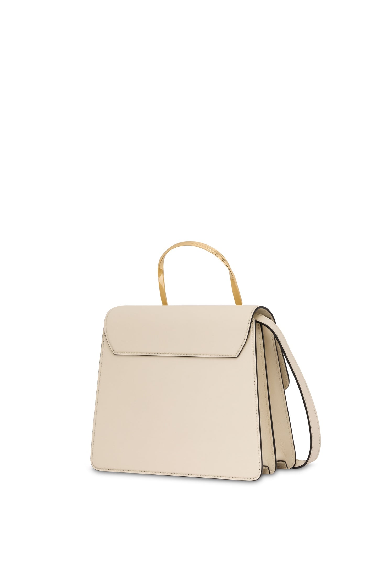 CALFSKIN HANDBAG CUTLERY DETAILS WHITE 3