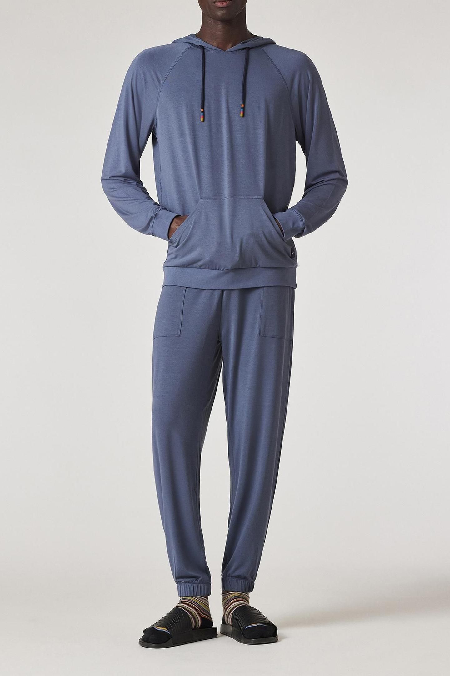 MEN HOODIE HARRY MODAL GREYISH BLUE 2