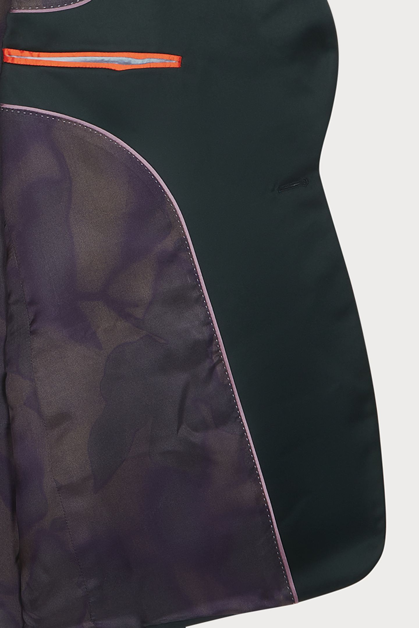 MENS TAILORED FIT 1 BTN JACKET PETROL GREEN 3