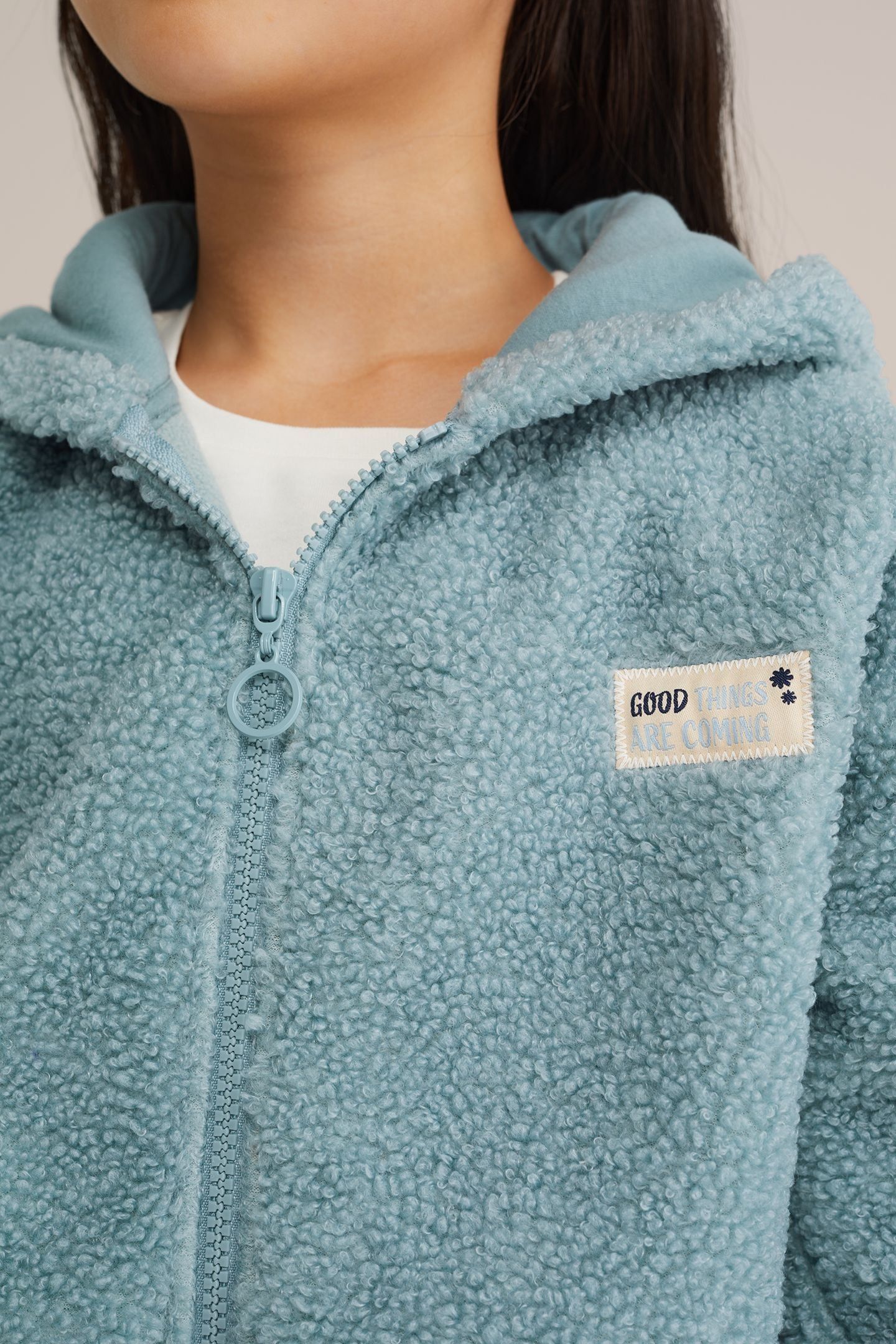 CARDIGAN WITH HOOD BLUE 5