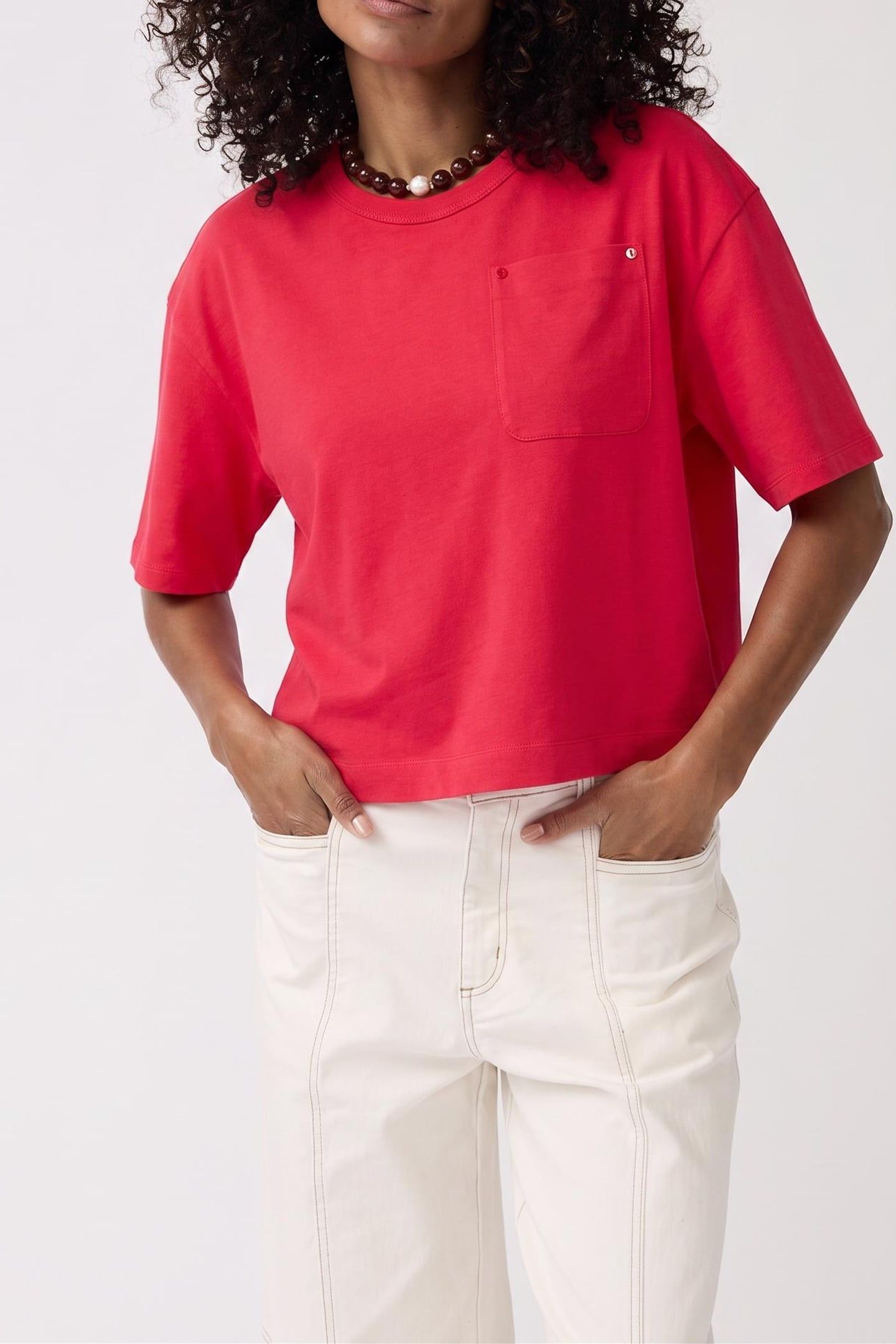 TEE ASHLEY RASPBERRY 2
