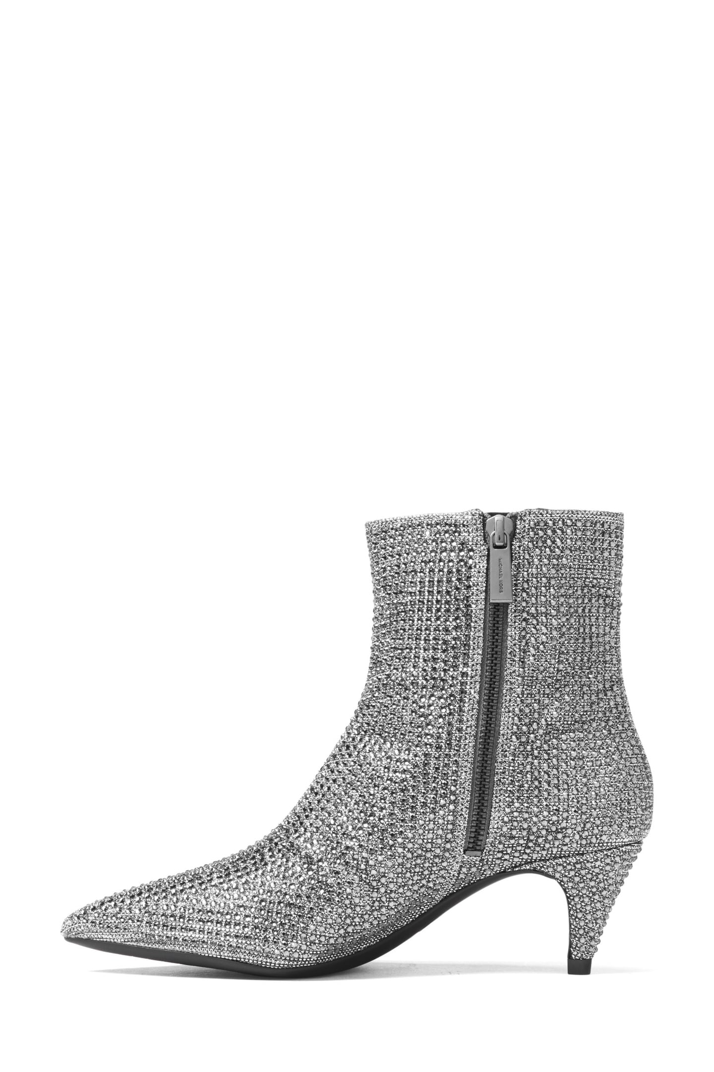 BLAINE FLEX KITTEN BOOTIE BLACK/SILVER 4