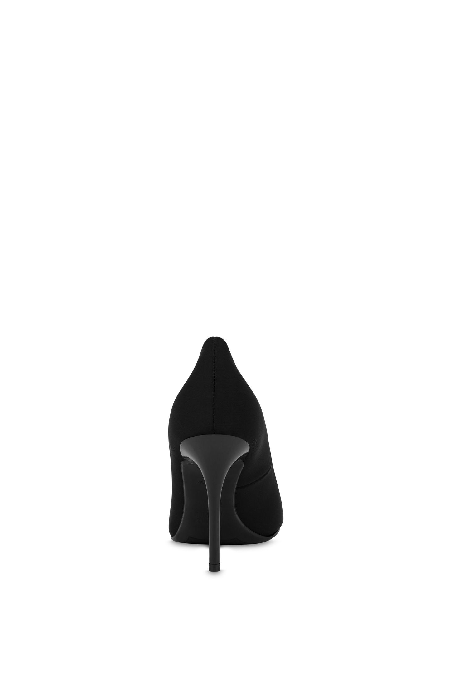 RUBBER LOGO NEOPRENE PUMPS BLACK 4