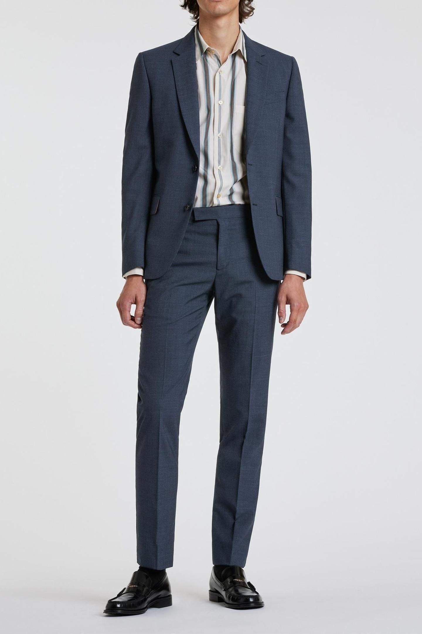 GENTS TAILORED 2BTN SUIT VERY DARK NAVY 3