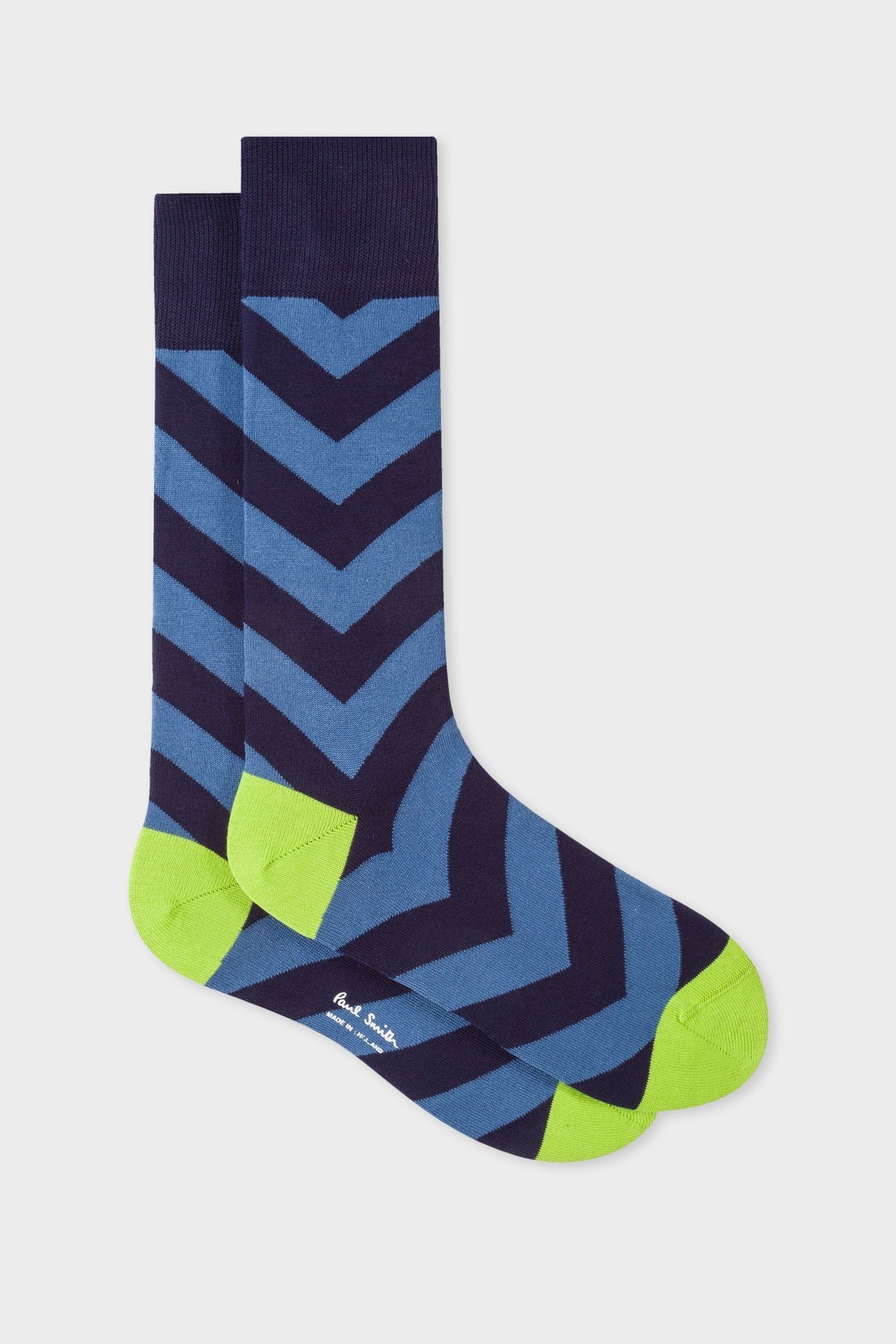 MEN SOCK DOUGLAS STRIPE NAVY 2
