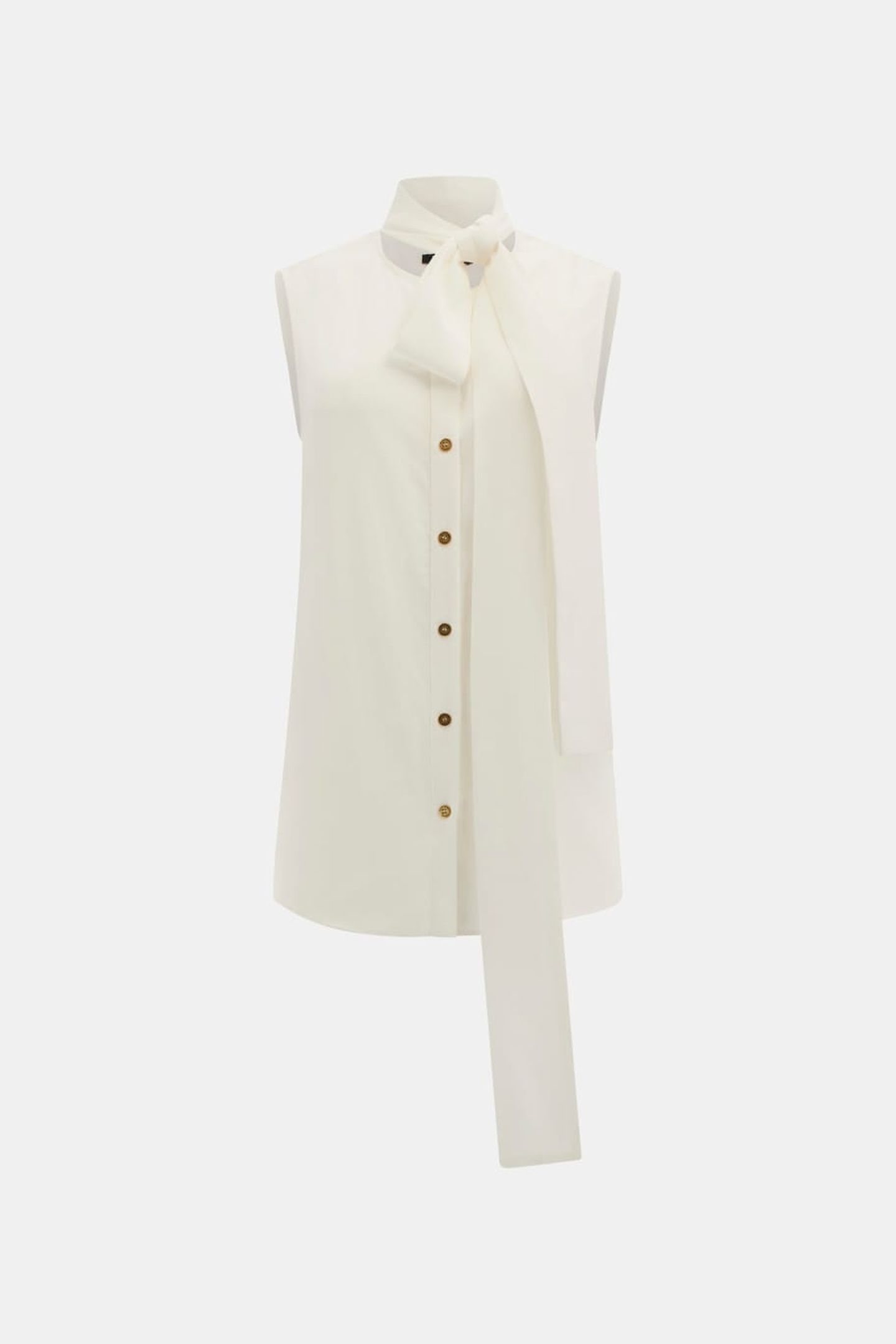 ETTA BOW SL SHIRT WHITE PEAKS 2