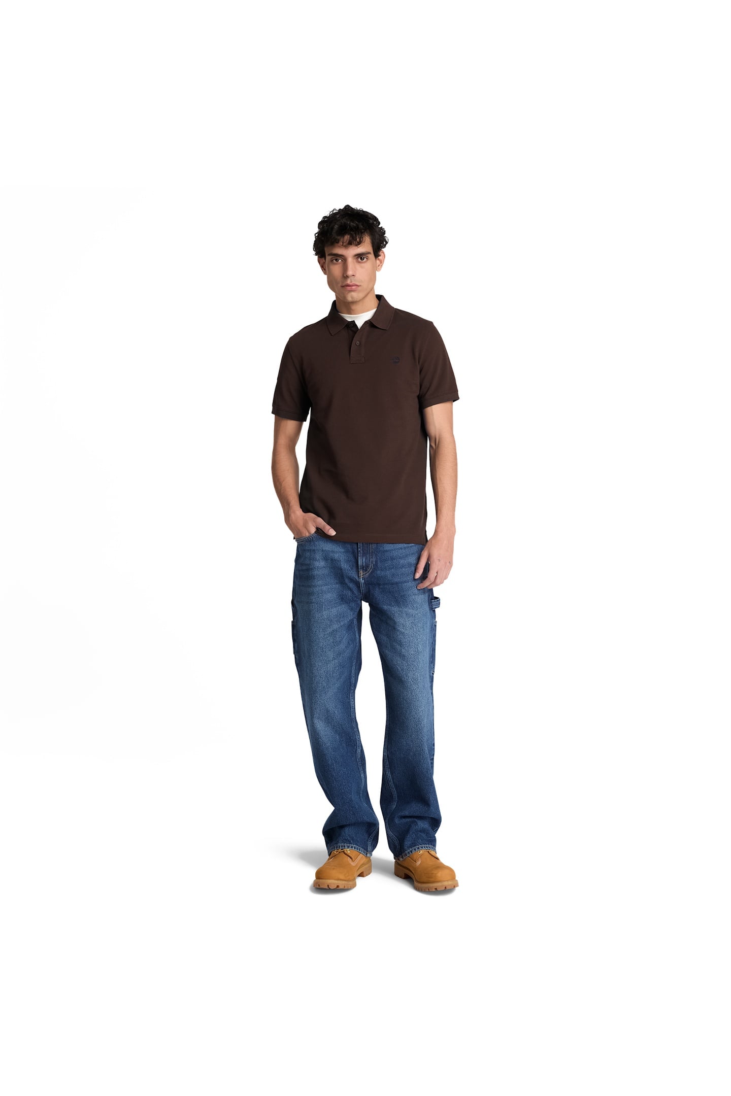 OYSTER RIVER CHEST LOGO SS POLO REG MOLE 3