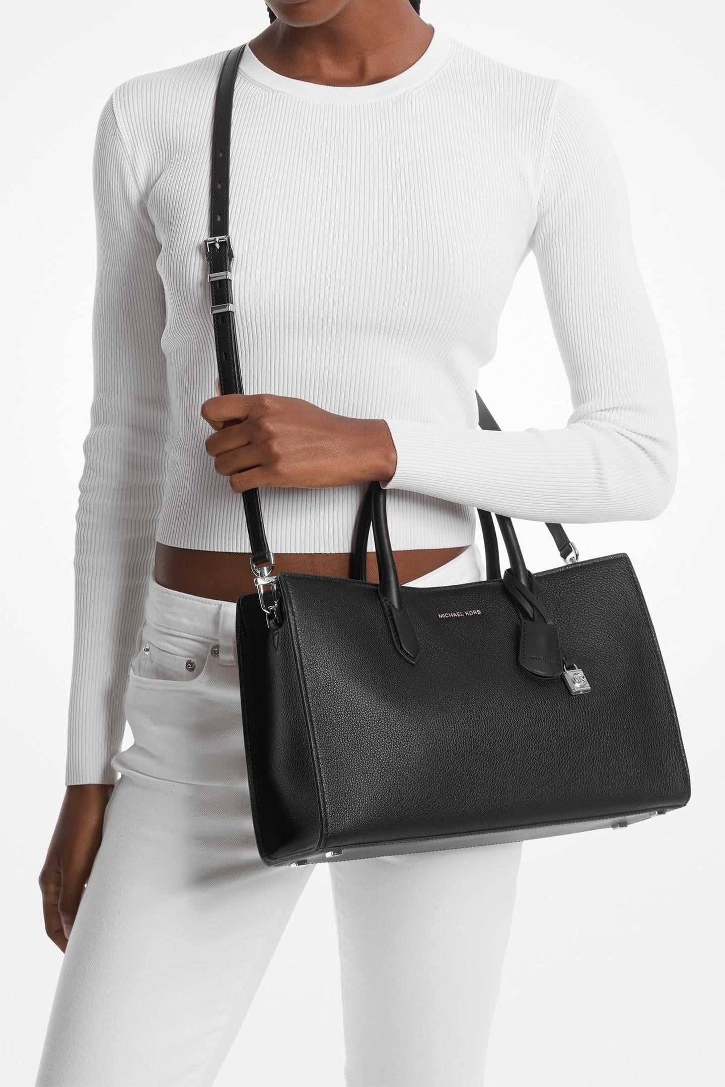 MEDIUM SATCHEL BLACK 2