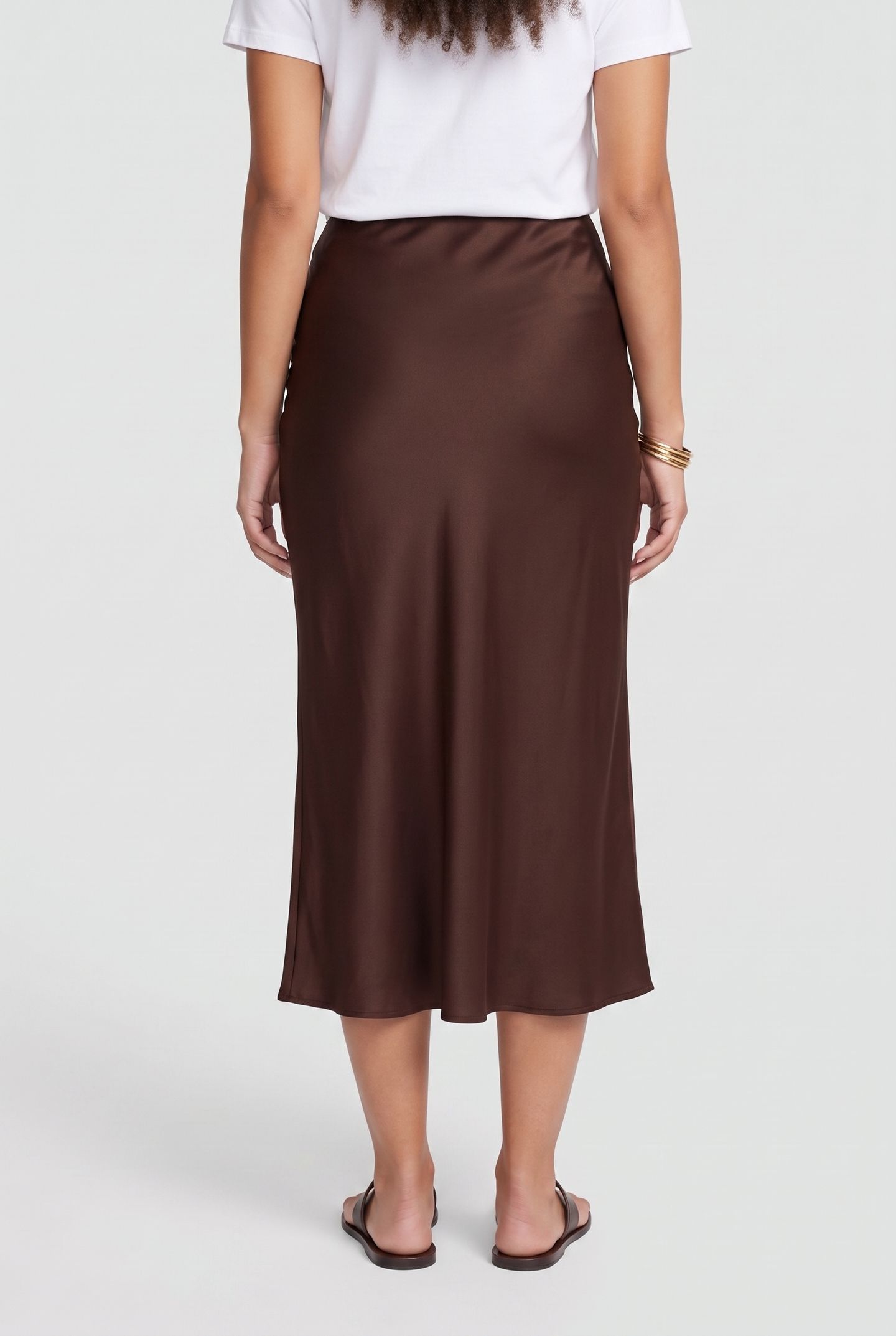ES ALFRIDA SLIP SKIRT BROWN 2