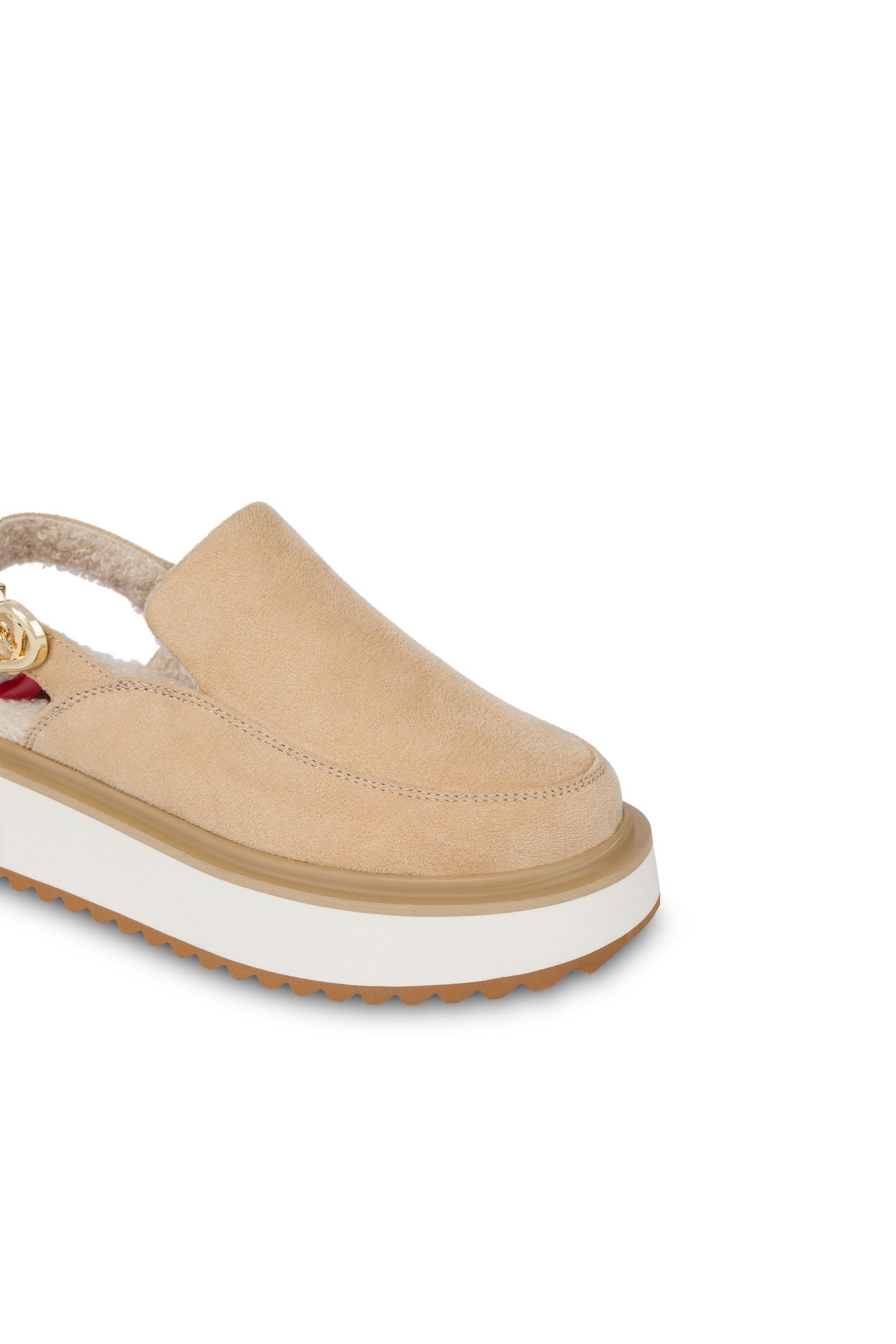 SOFT FABRIC MULES BEIGE 3
