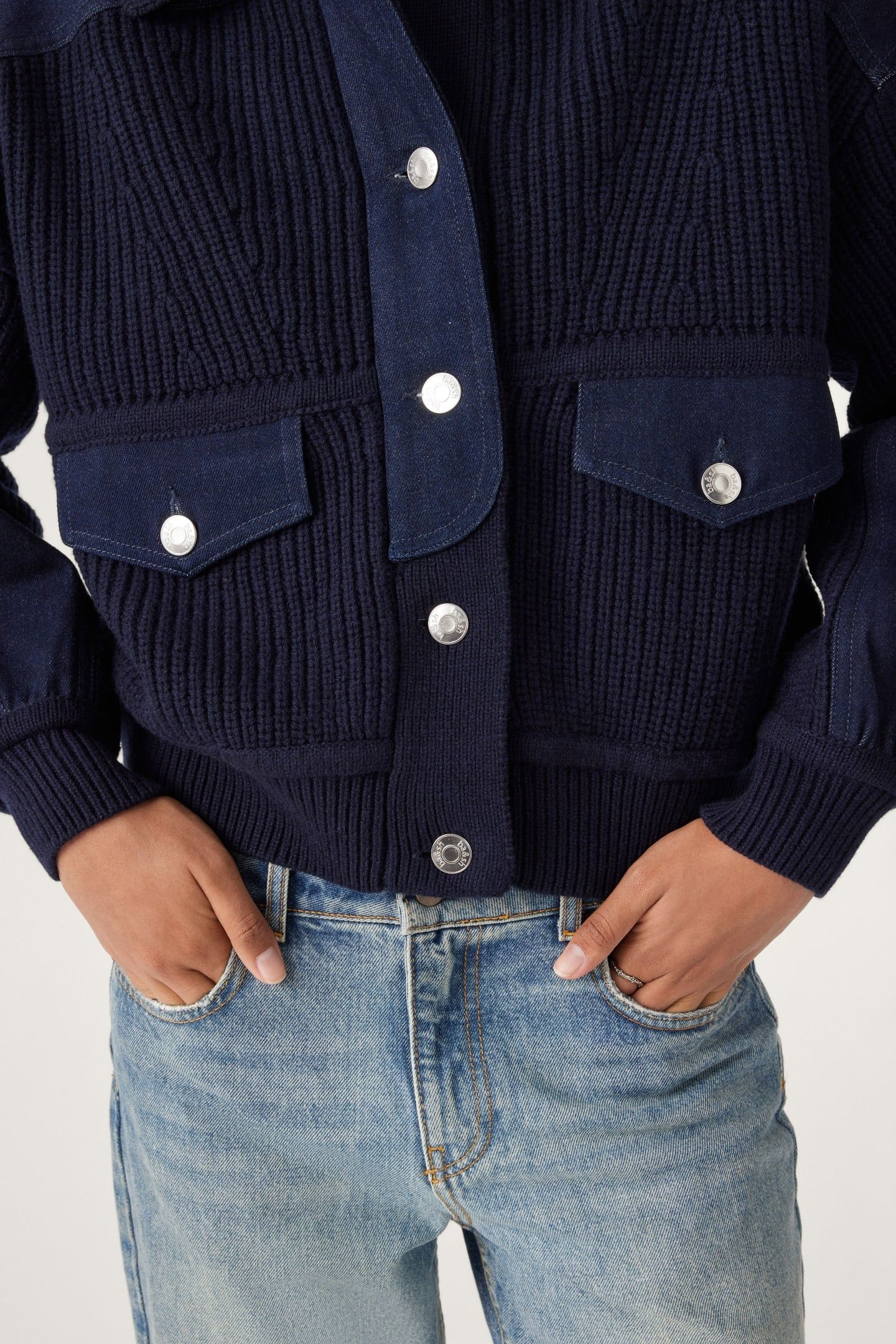 SHORT CARDIGAN BLUENUIT 3