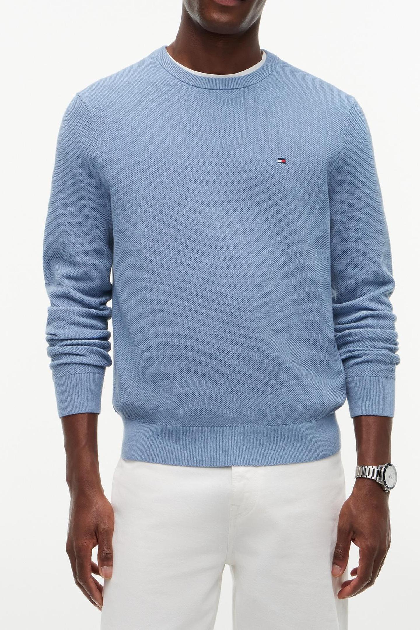 ESSENTIAL STRUCTURE SWEATER BRISK BLUE 1
